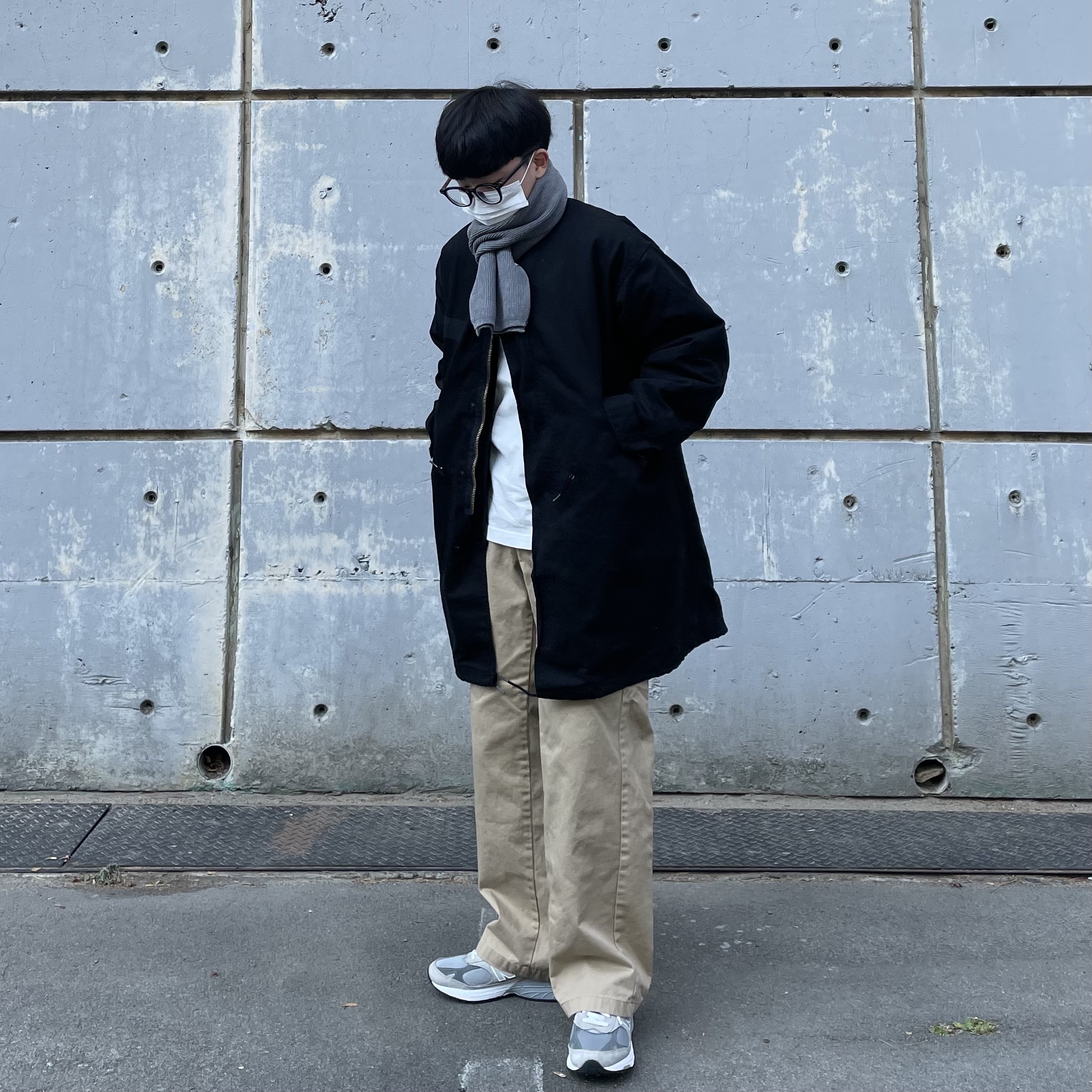 New Balance 993 Made in USA Grey - D Standard 착용 스타일