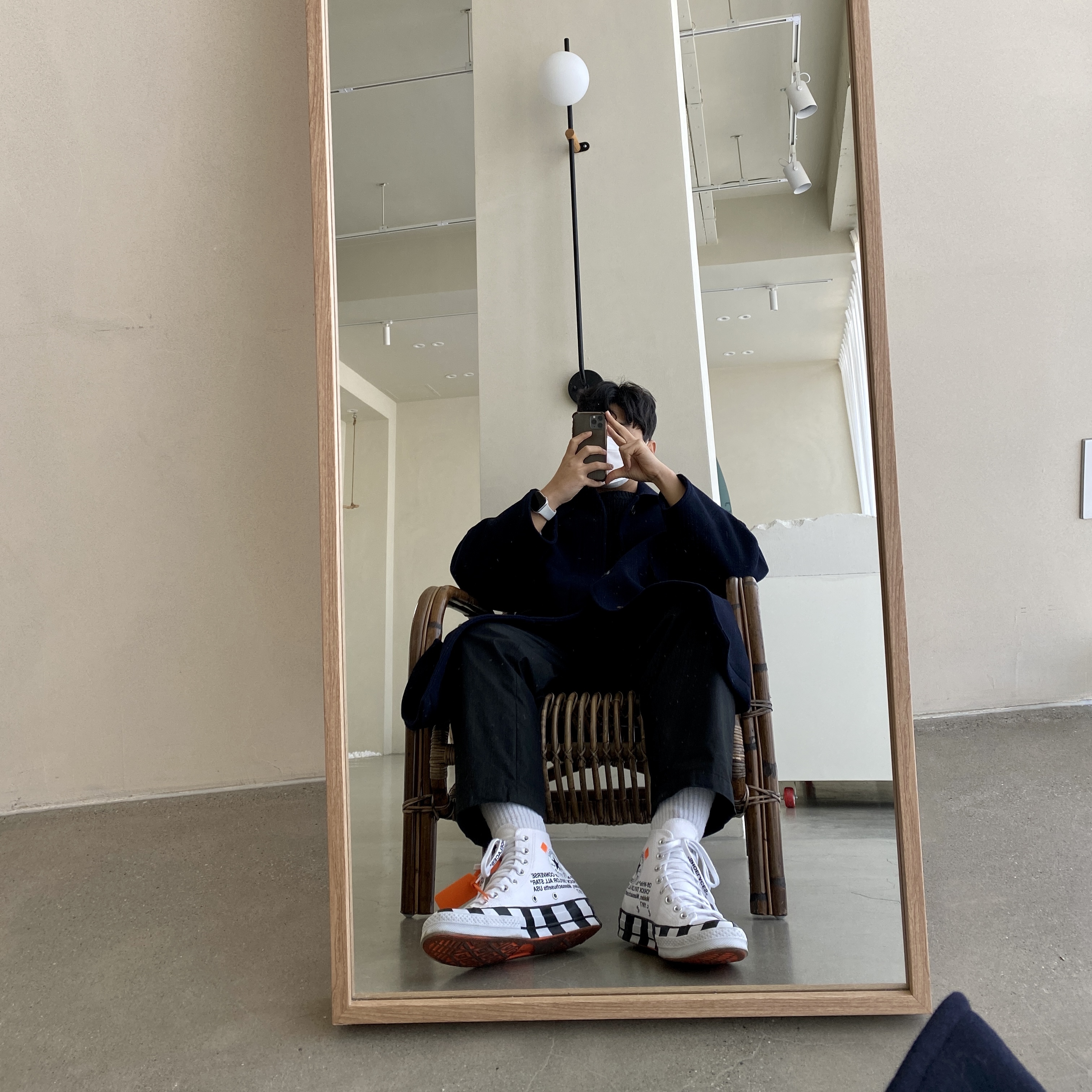 Converse x Off-White Chuck 70 High V2 2021 착용 스타일