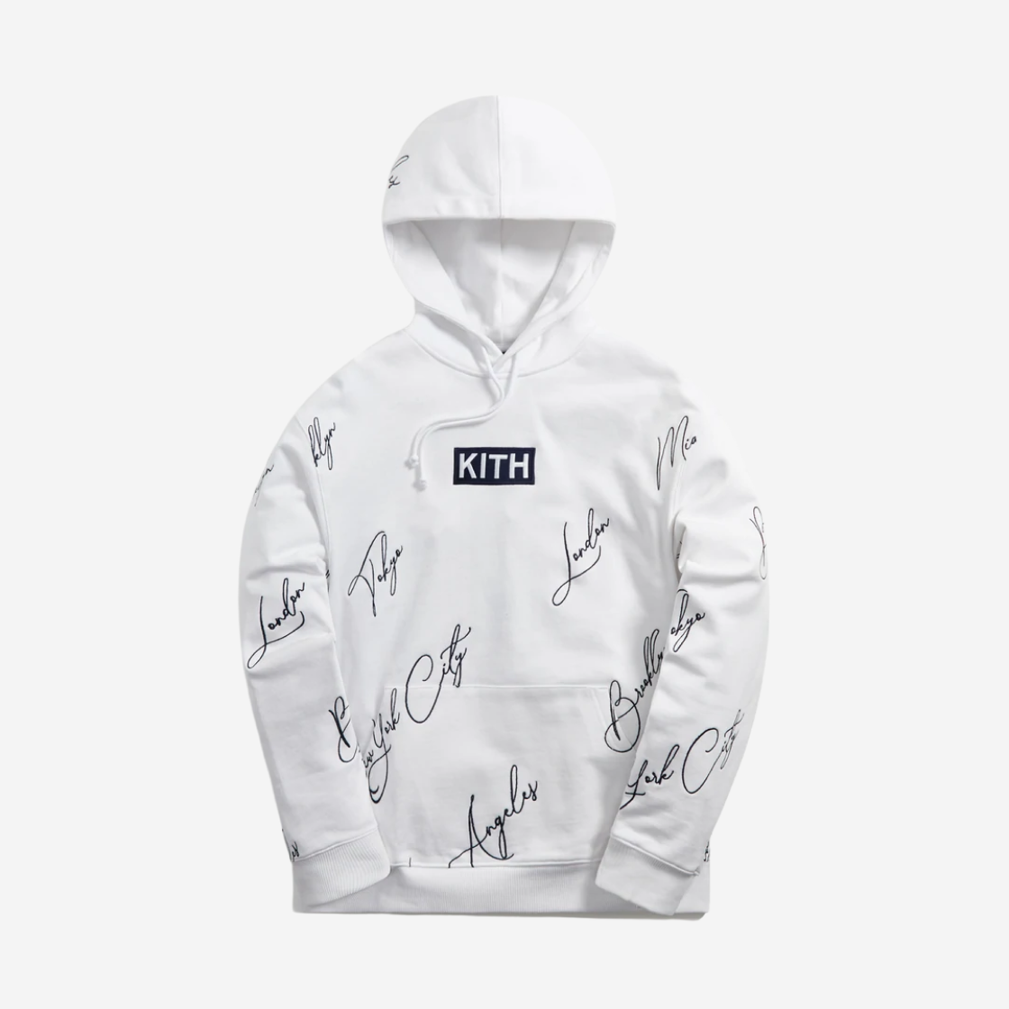 Kith Serif Chimney Hoodie M black 新製品の販売 - sisben