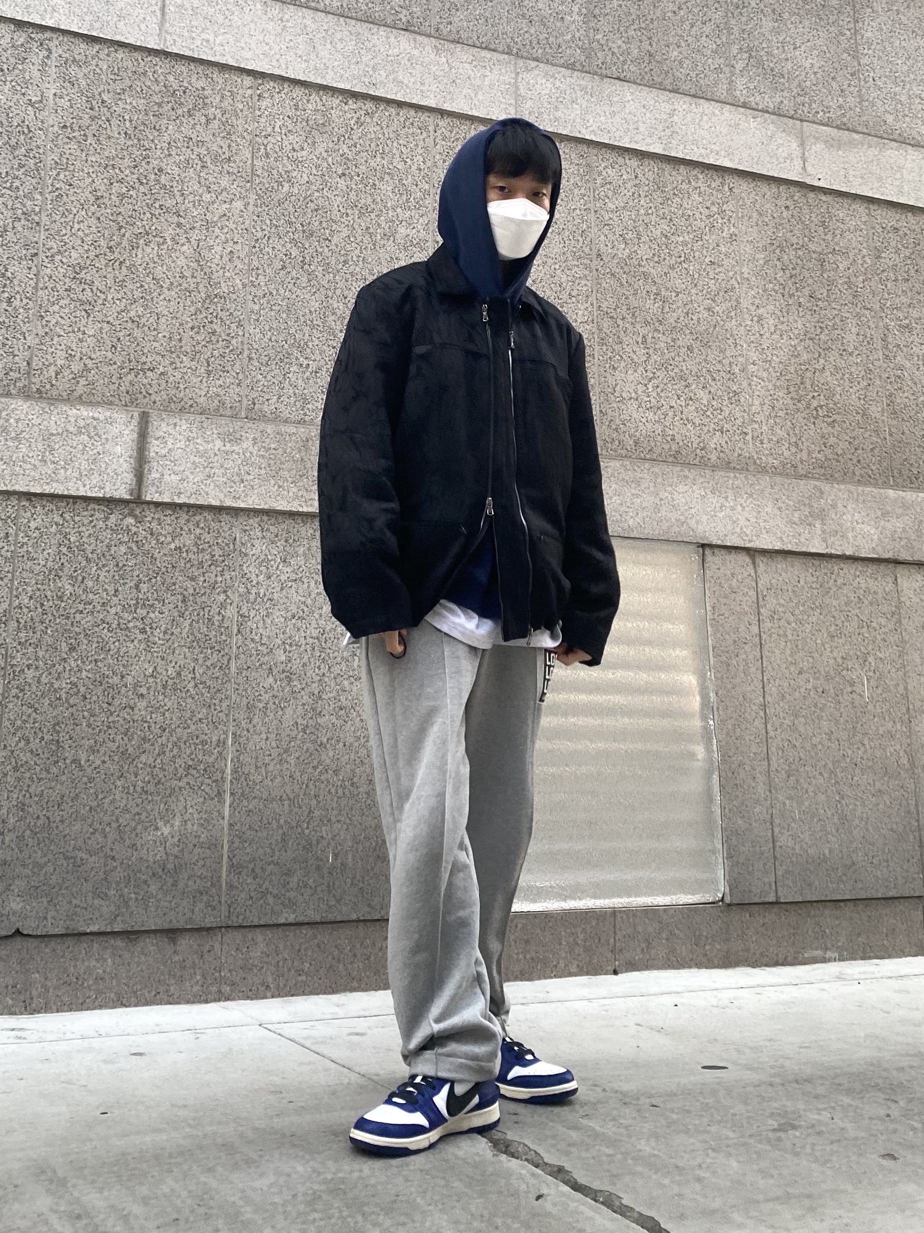 Nike x Ambush Dunk High Deep Royal Blue 착용 스타일 - 2