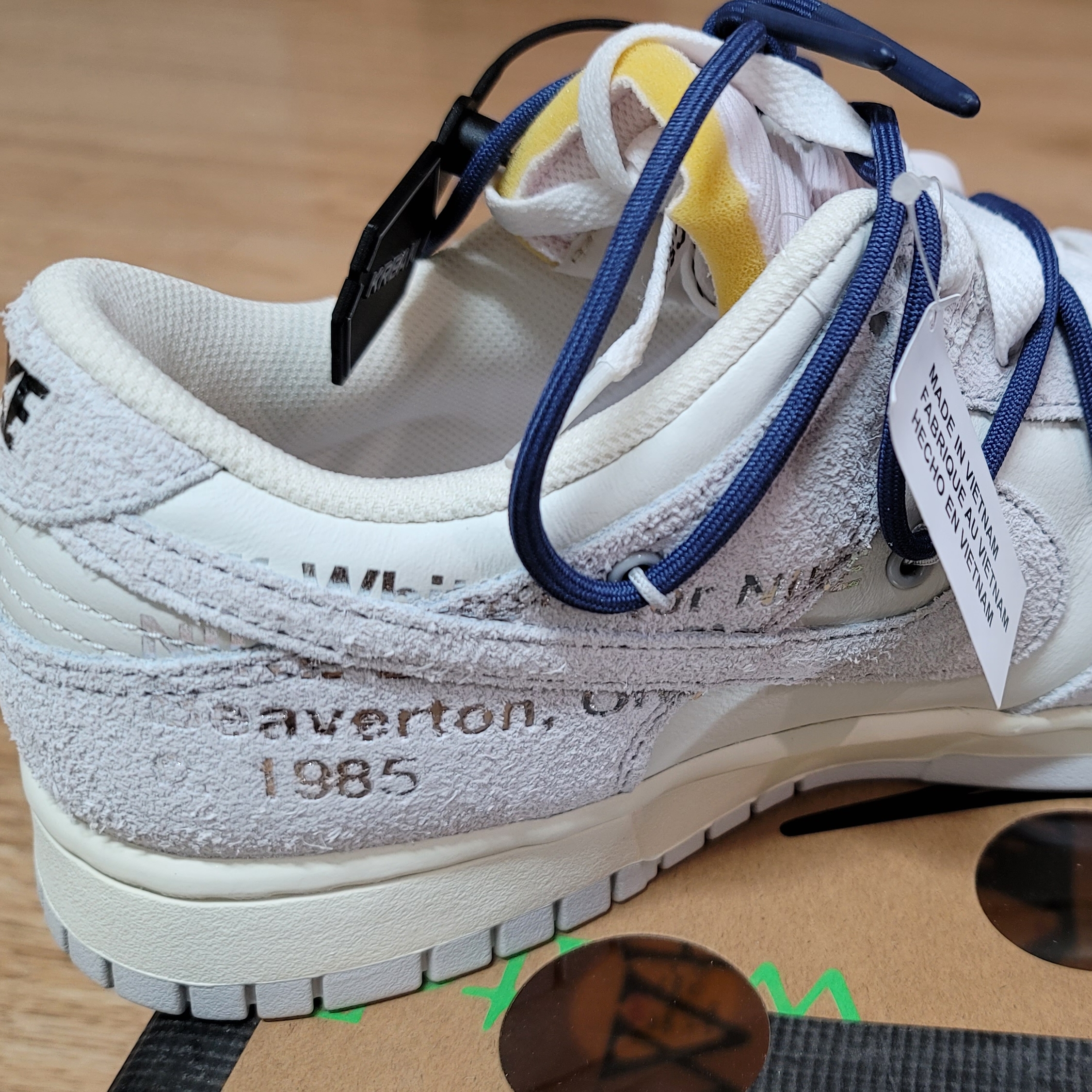 Nike x Off-White Dunk Low The 50 - Lot 18 착용 스타일 - 4