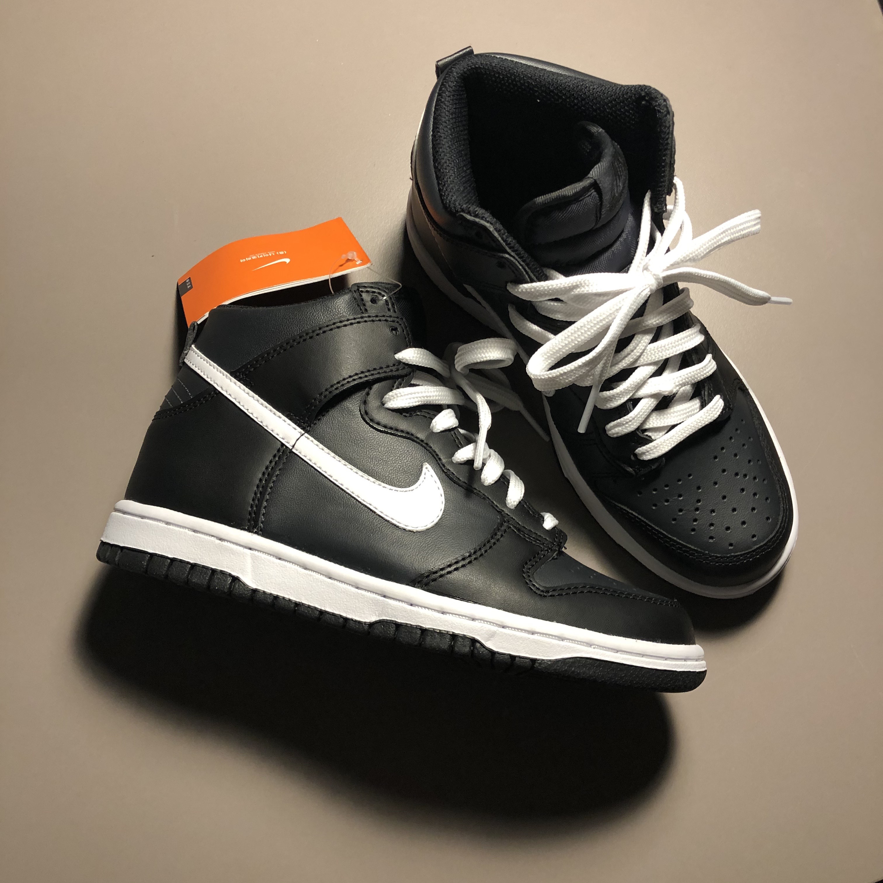 (GS) Nike Dunk High Anthracite 착용 스타일