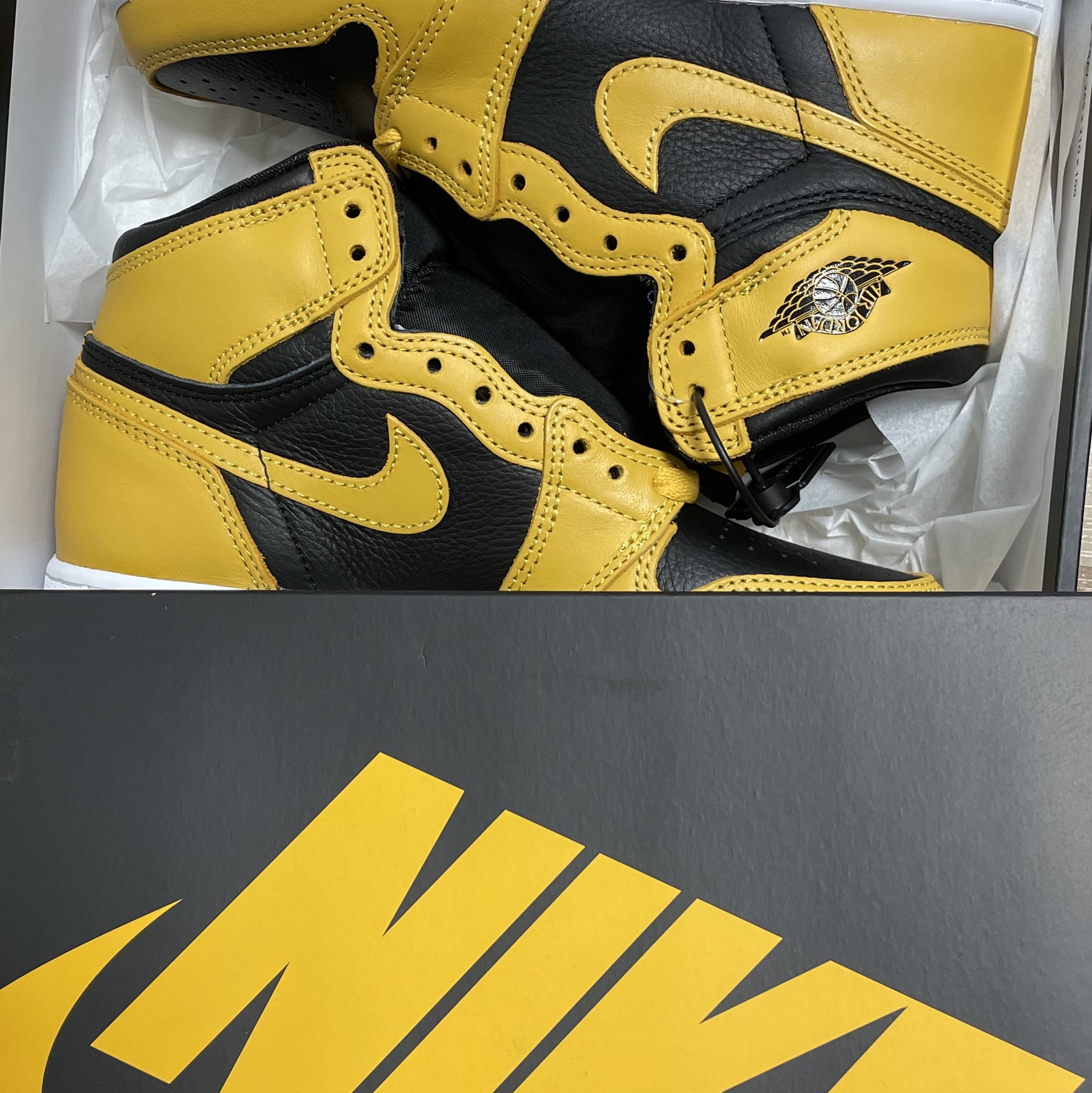 (GS) Jordan 1 Retro High OG Pollen, Jordan 1 Retro High OG Pollen 착용 스타일