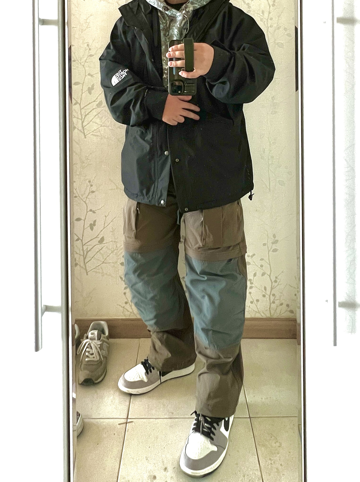Jordan 1 Element Gore-Tex Sail 착용 스타일 - 1