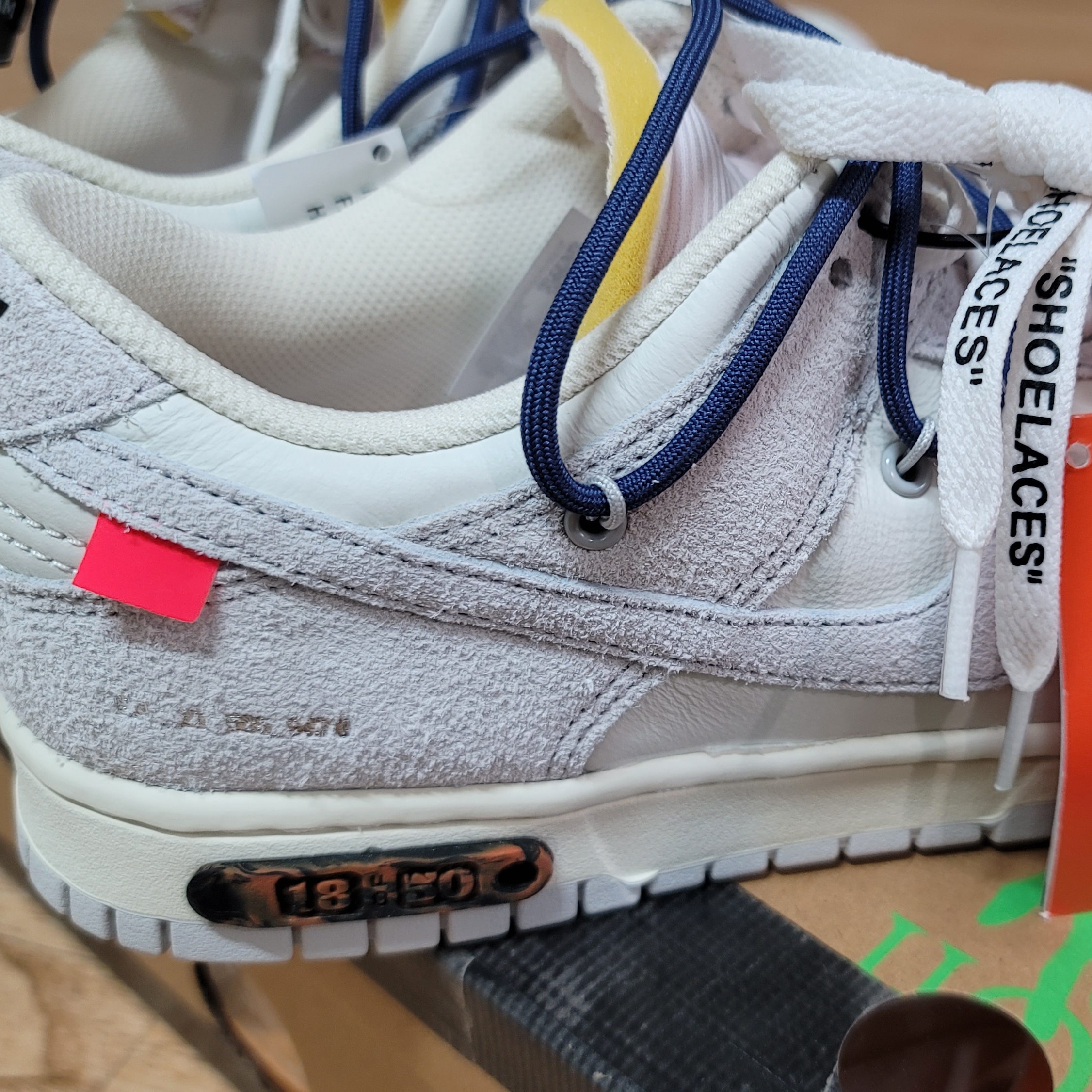 Nike x Off-White Dunk Low The 50 - Lot 18 착용 스타일 - 3