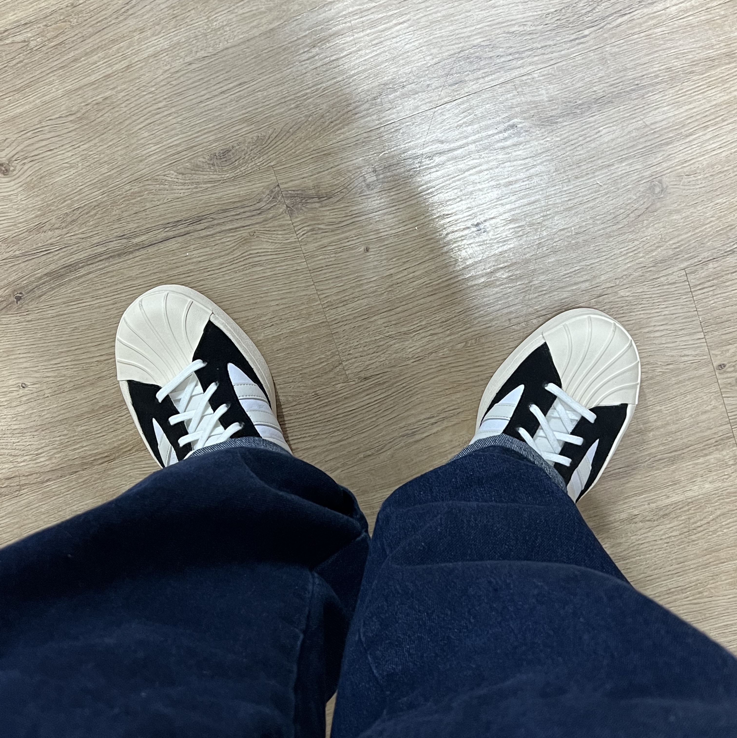 Y-3 Yohji Pro Cloud White Bold Blue 착용 스타일 - 1