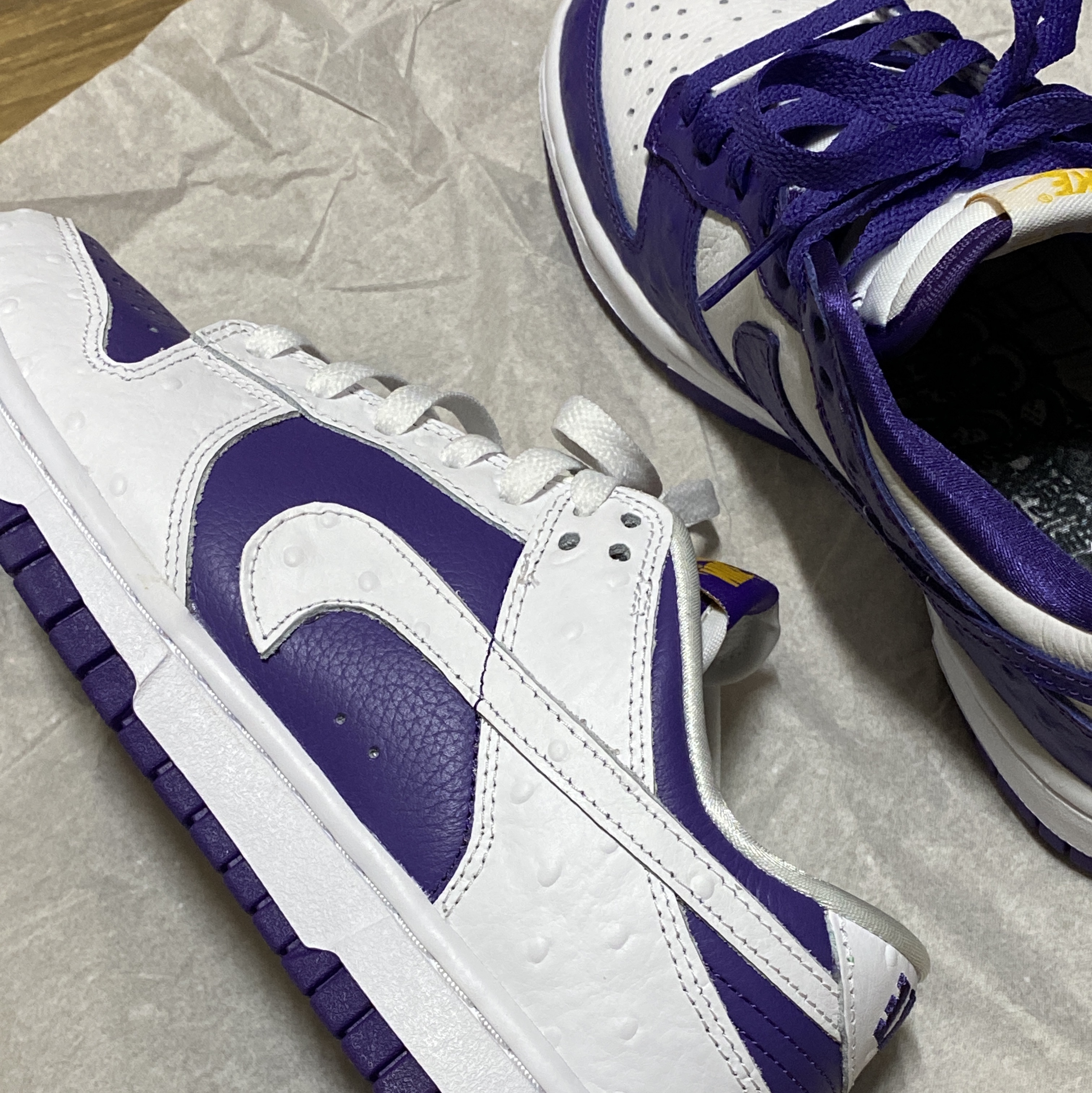 (W) Nike Dunk Low SE Flip 착용 스타일 - 1
