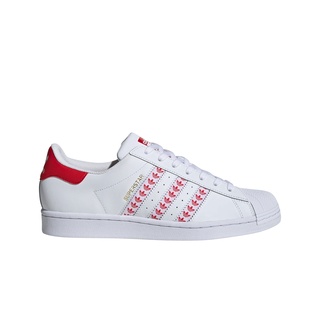 아디다스 슈퍼스타 화이트 러쉬 레드(Adidas Superstar White Lush Red) - 1