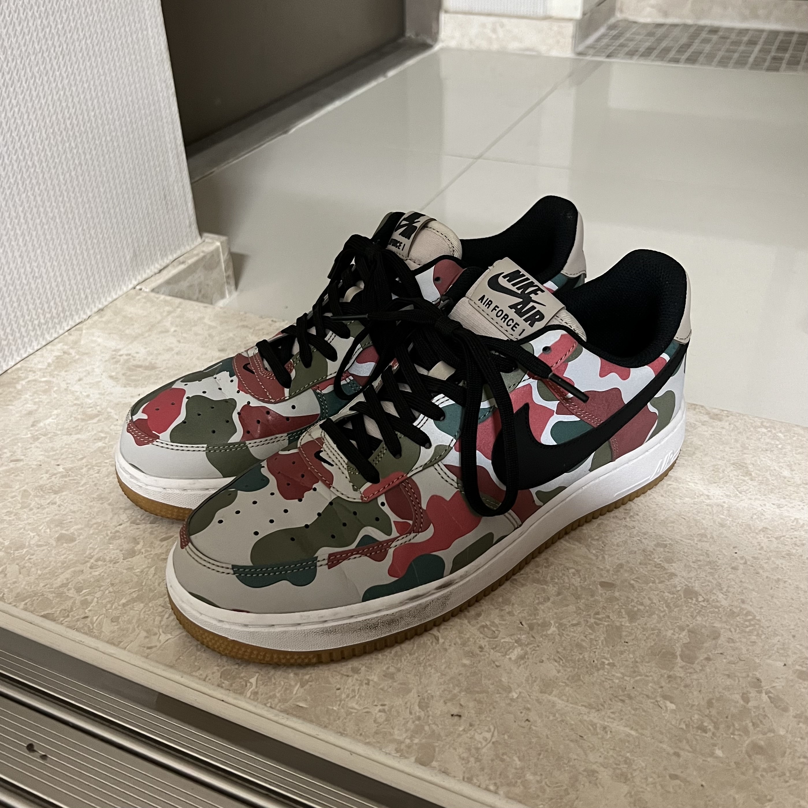 Nike Air Force 1 Low Reflective Duck Camo 착용 스타일 - 2