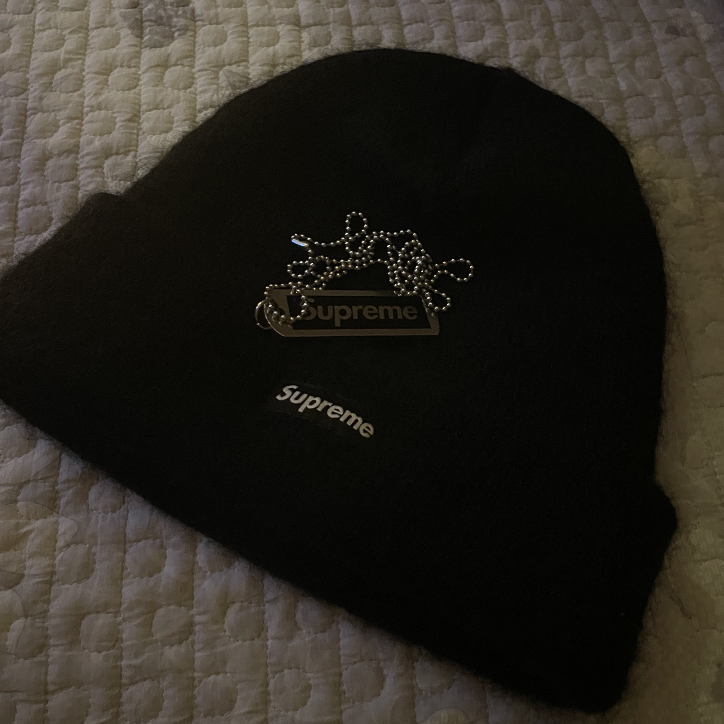 Supreme Mohair Beanie Black - 20FW 착용 스타일