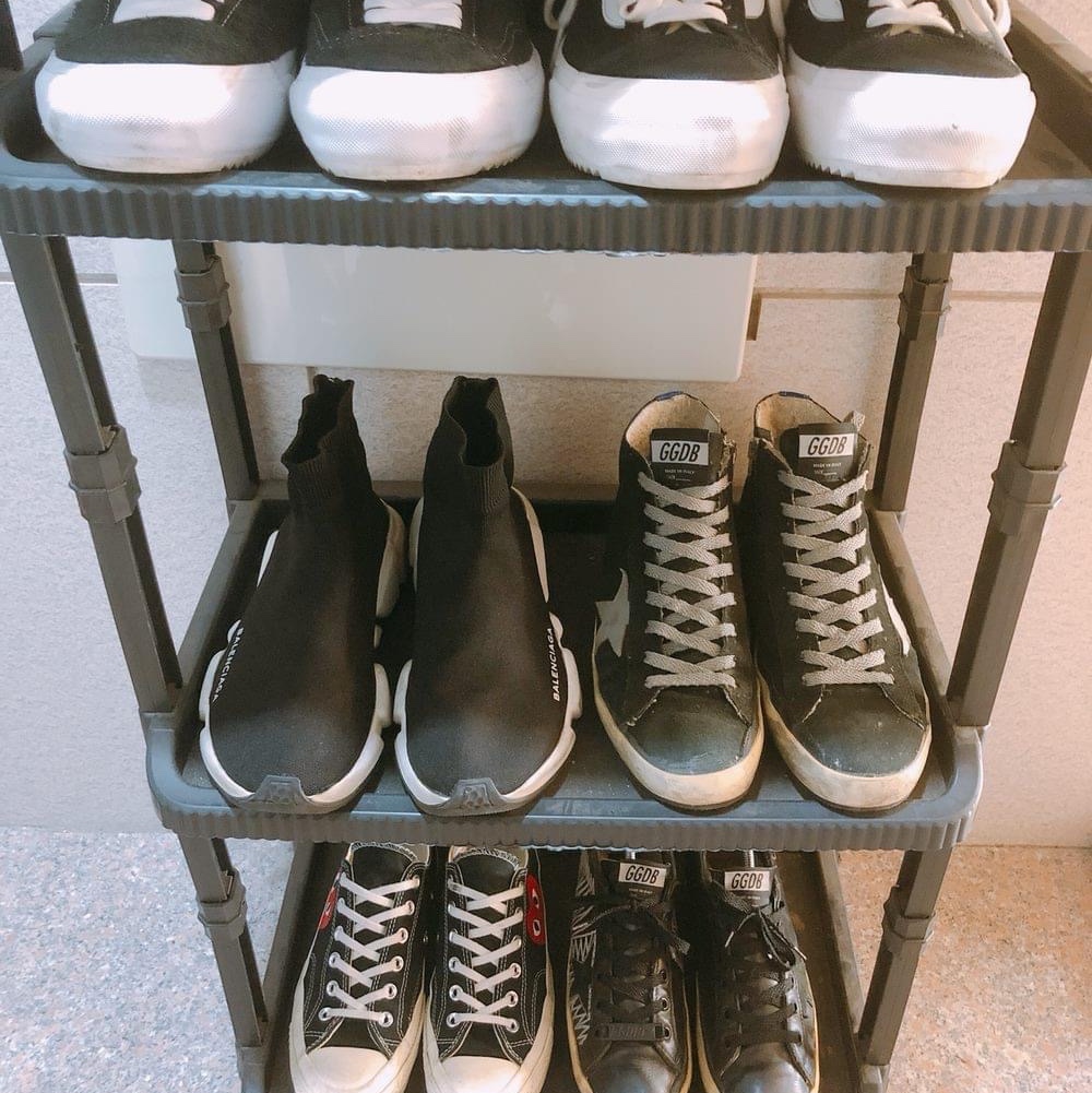 Balenciaga Speed Trainer Black White 2018, Converse x Play Comme des Garcons Chuck 70 Ox Black 착용 스타일