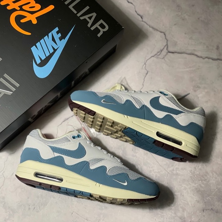 Nike x Patta Air Max 1 Noise Aqua 착용 스타일 - 1