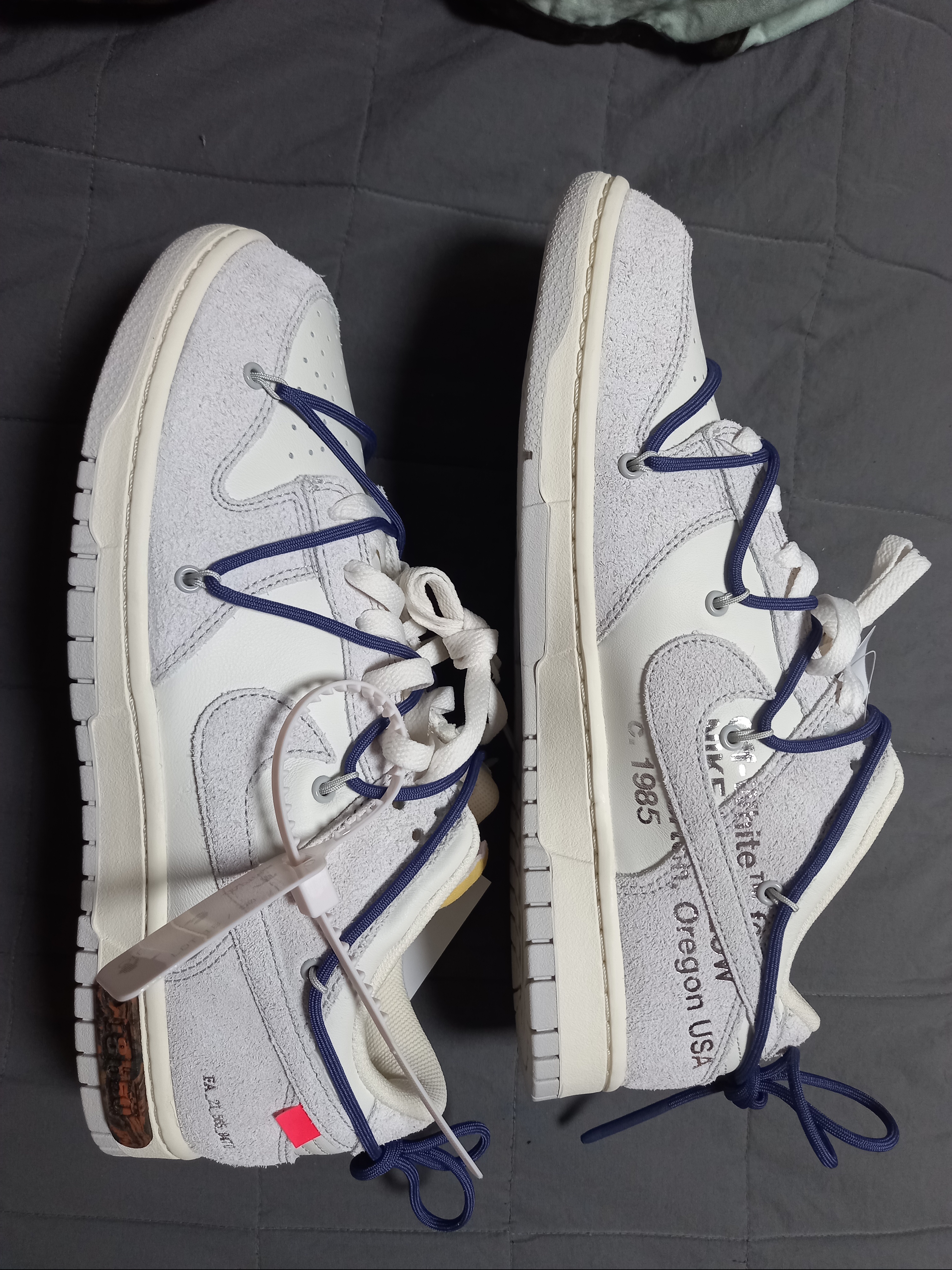 Nike x Off-White Dunk Low The 50 - Lot 18 착용 스타일