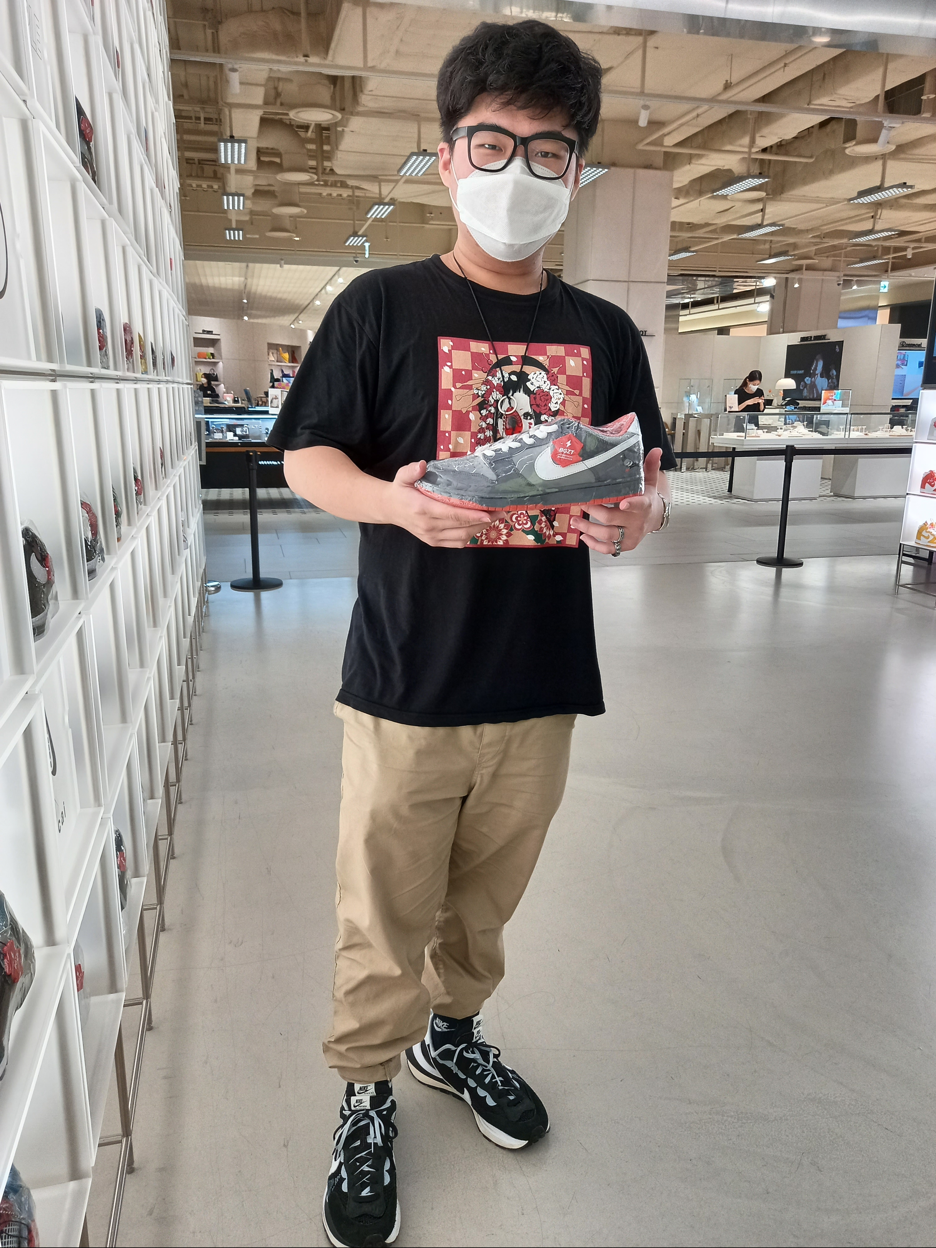 Nike Air Yeezy 2 Red October, Nike x Staple Dunk SB Low NYC Pigeon 착용 스타일 - 2