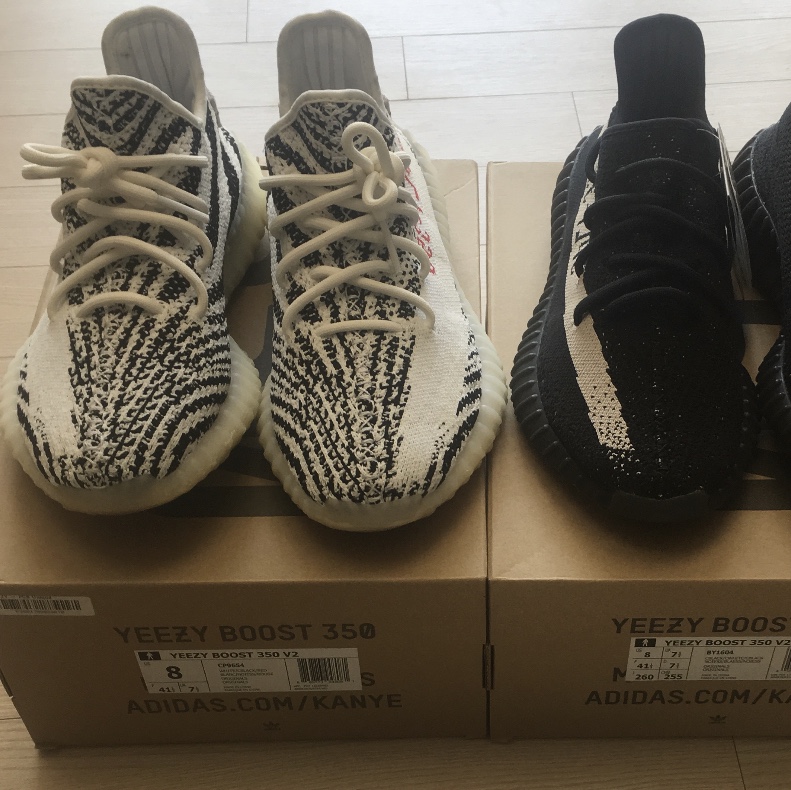 Adidas Yeezy Boost 350 V2 Zebra 2017/2019/2020 착용 스타일
