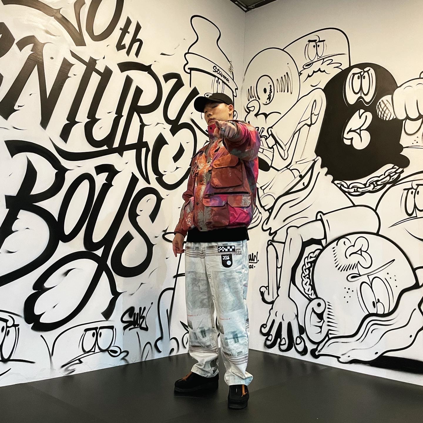 Supreme x The North Face Cargo Jacket Multi-Color - 20SS 착용 스타일 - 2