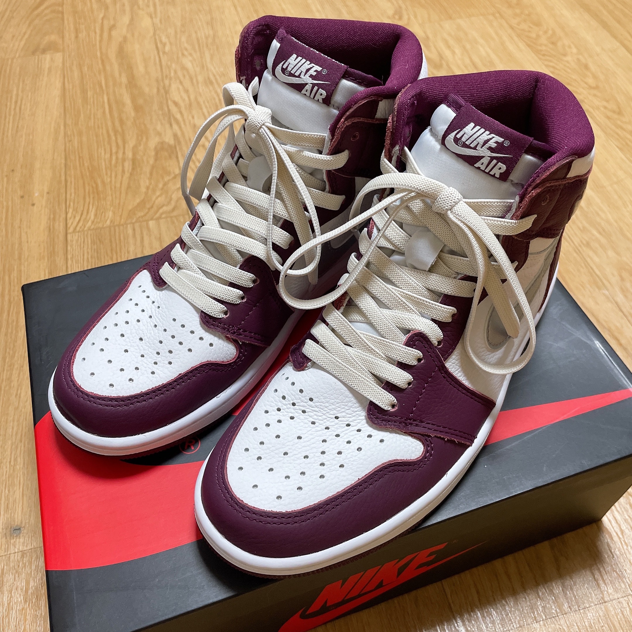 Jordan 1 Retro High OG Bordeaux 착용 스타일