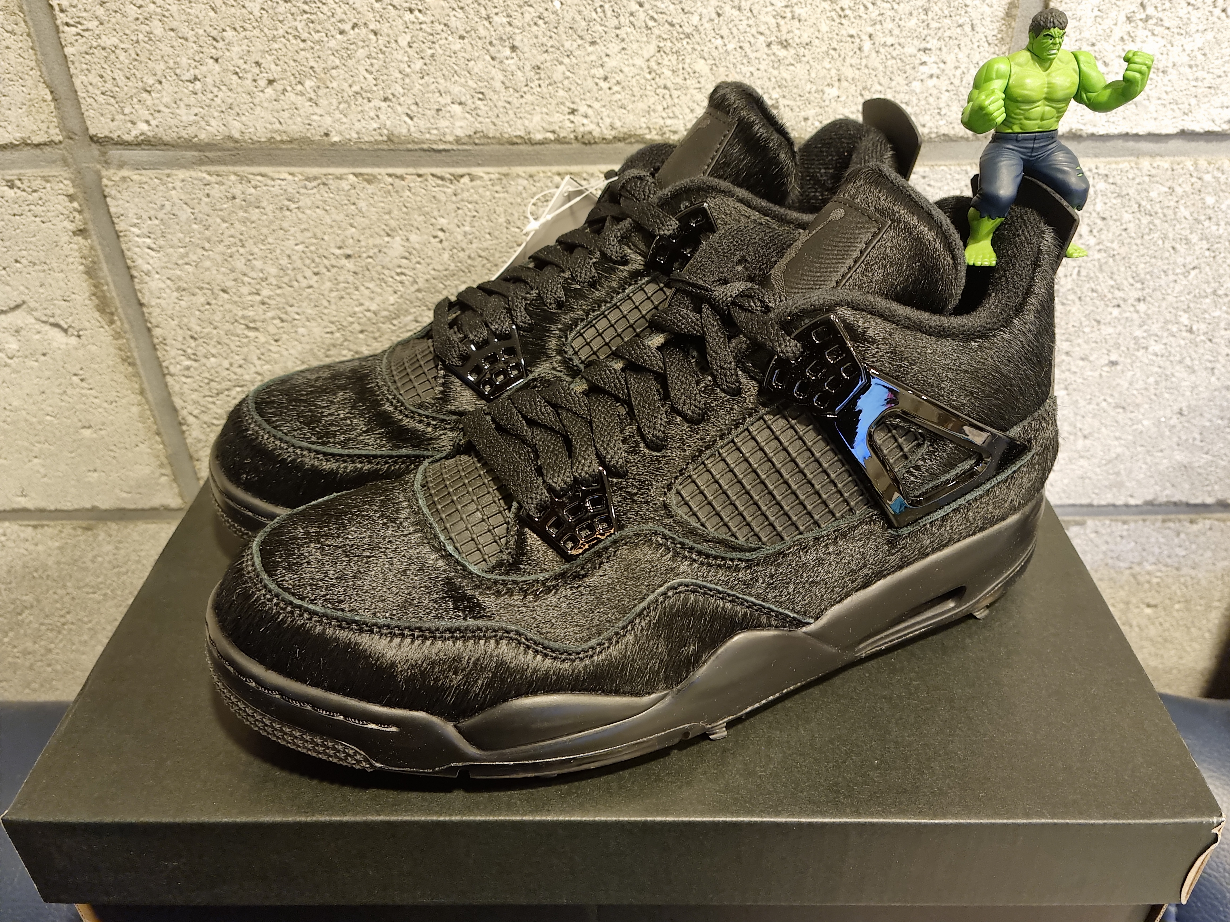 Jordan 4 Golf Black Cat 착용 스타일 - 1