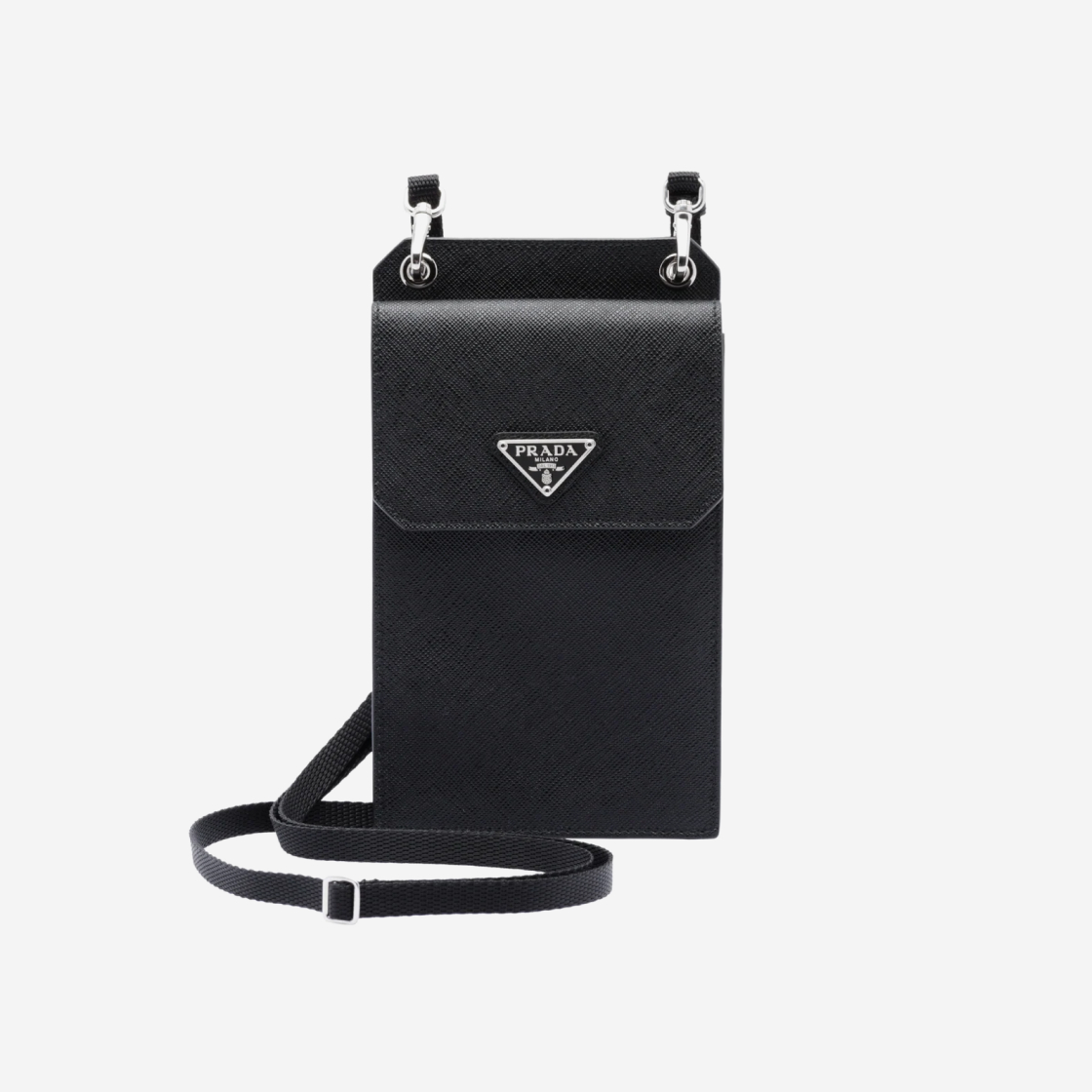 Prada saffiano leather hot sale cellphone case