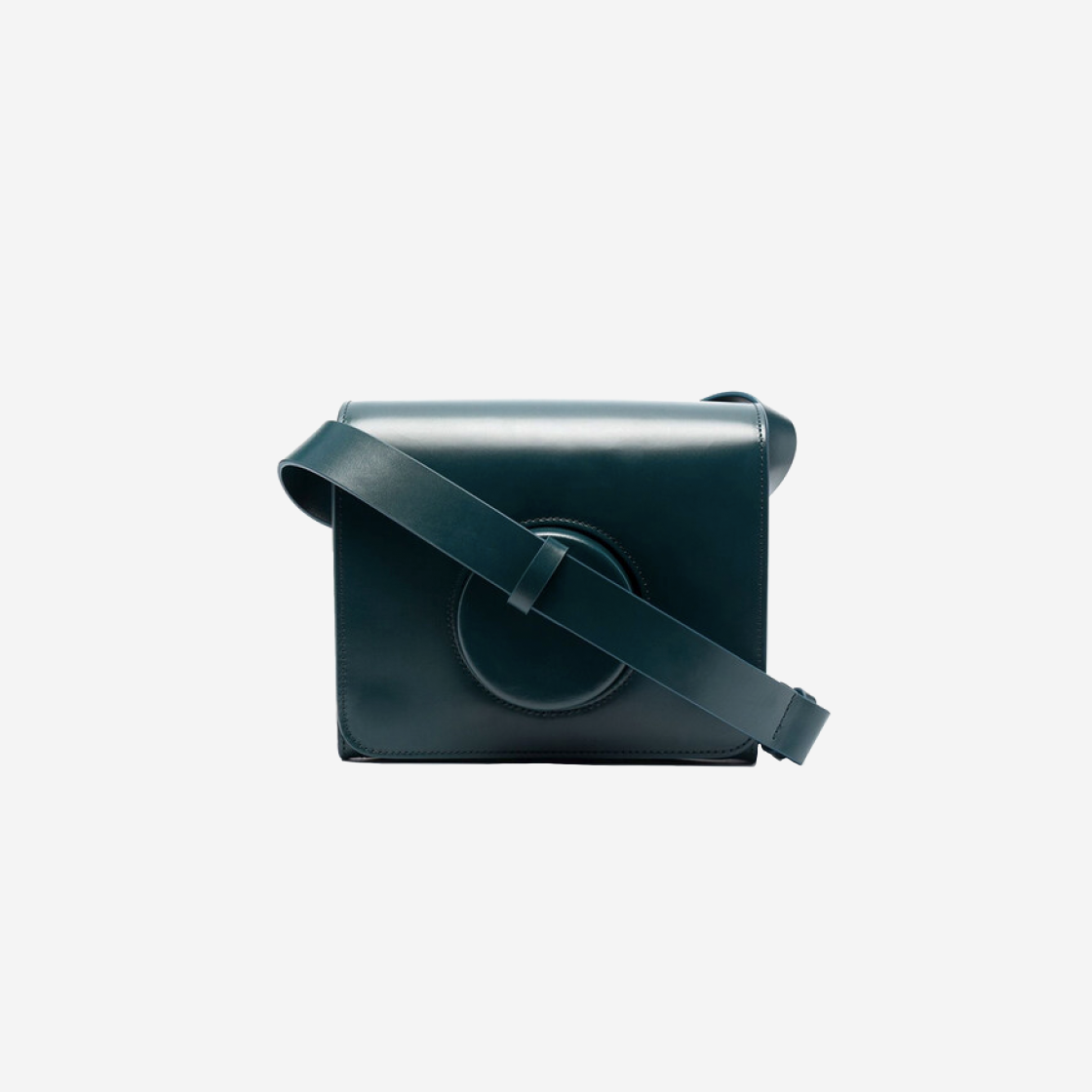 Lemaire Camera Bag Vegetable-Tanned Leather Midnight Blue 상세 이미지 1