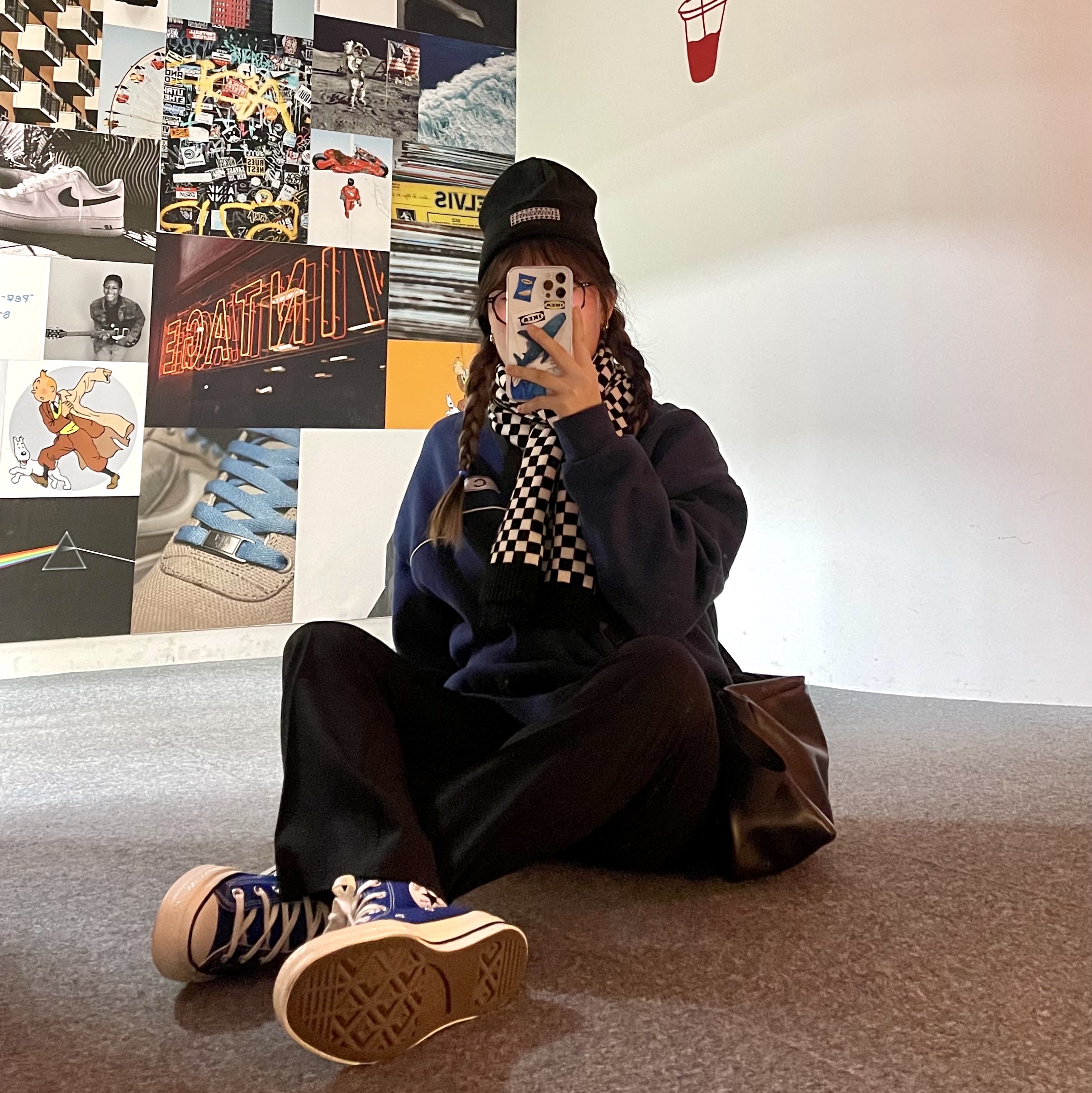 Converse Chuck 70 High Rush Blue 착용 스타일 - 3