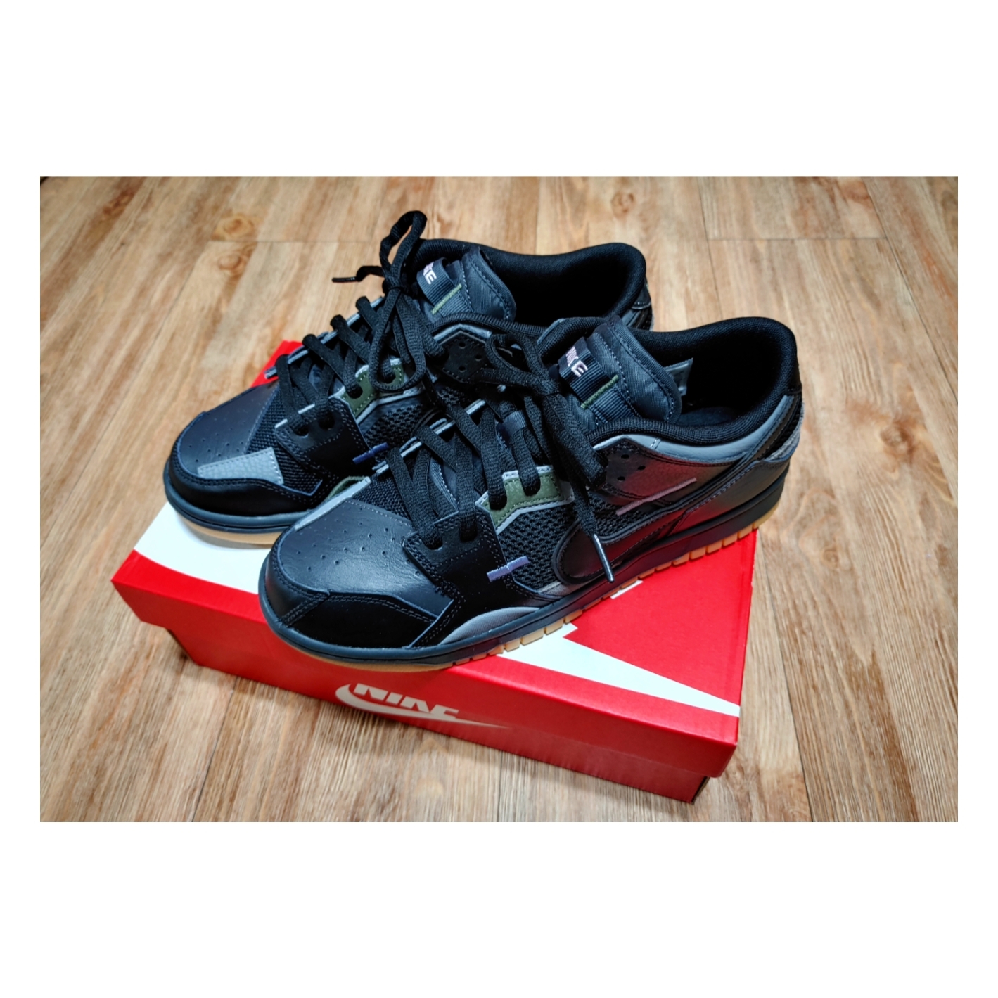 Nike Dunk Scrap Cool Grey 착용 스타일 - 1