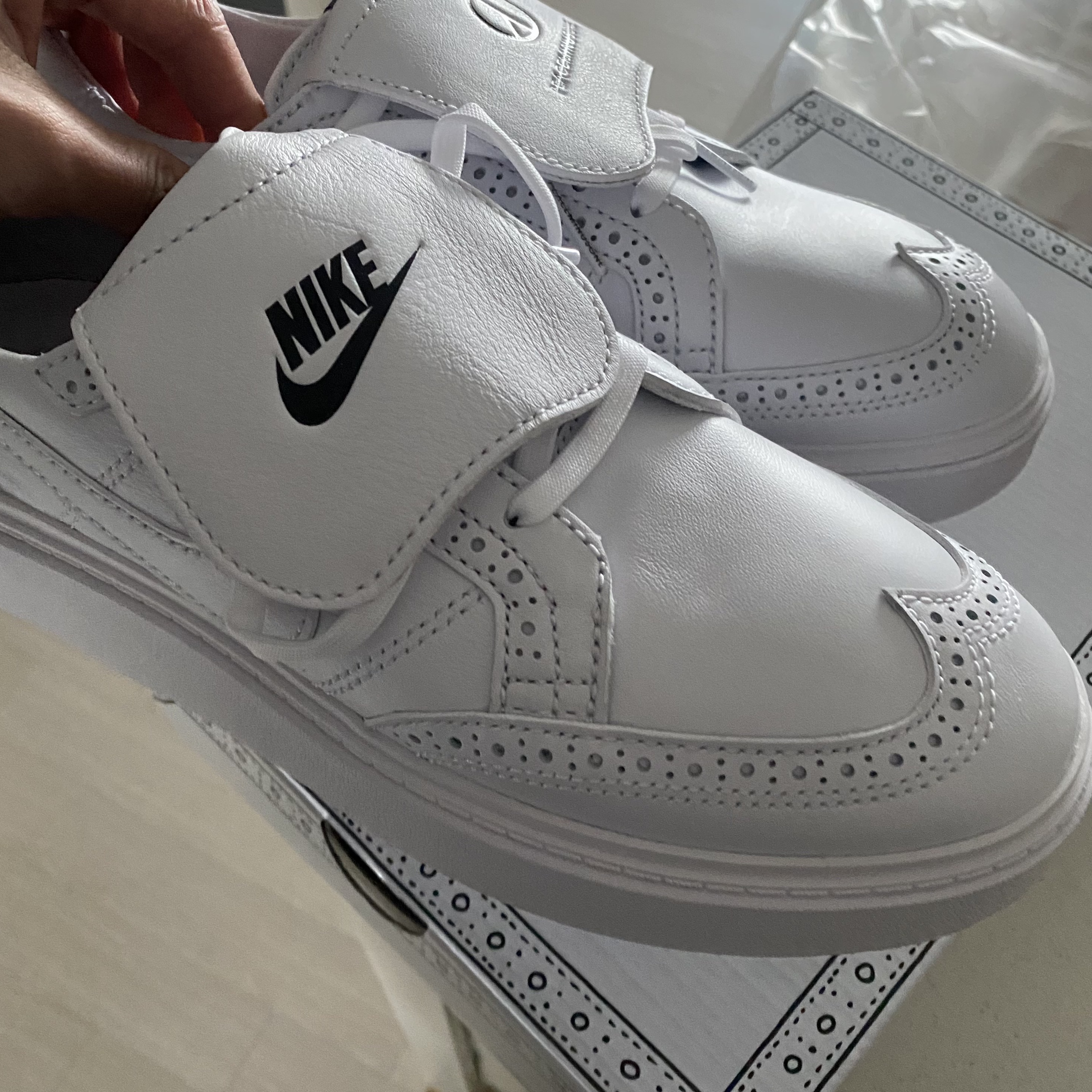 Nike x Peaceminusone Kwondo1 White 착용 스타일