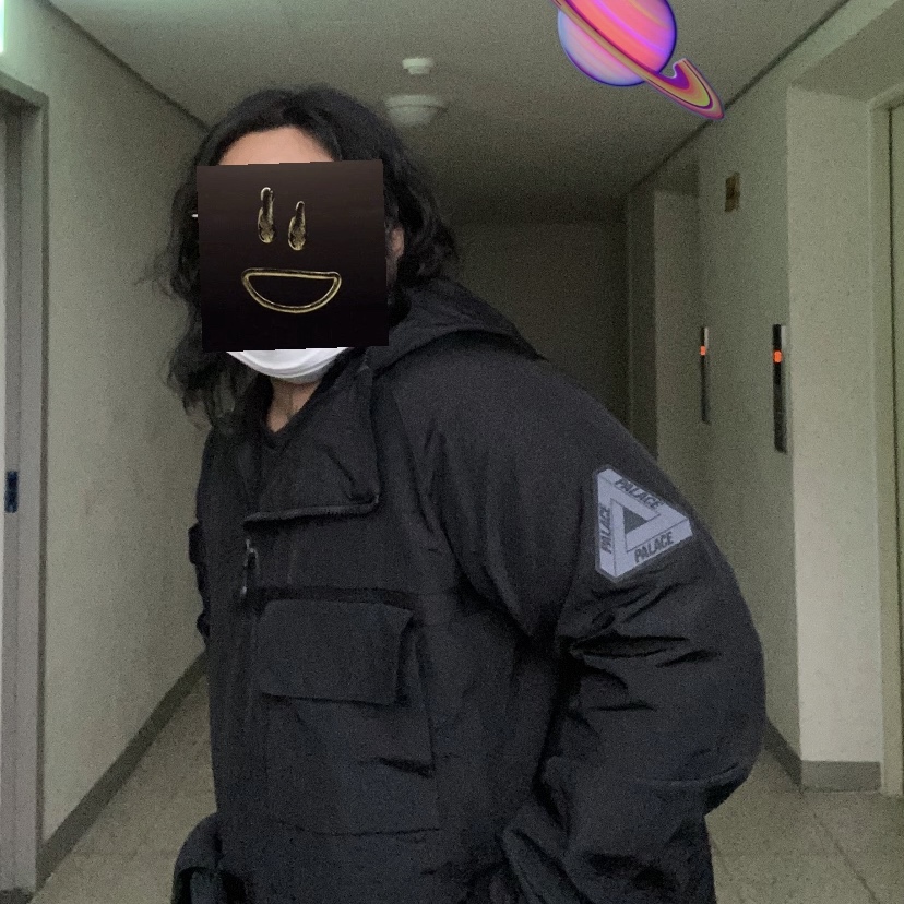 Palace Bag Jacket Black - 21FW 착용 스타일 - 1