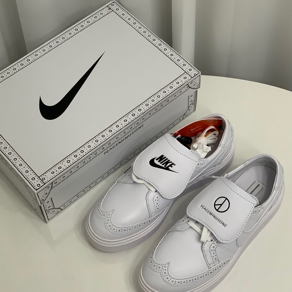 Nike x Peaceminusone Kwondo1 White 착용 스타일 - 2