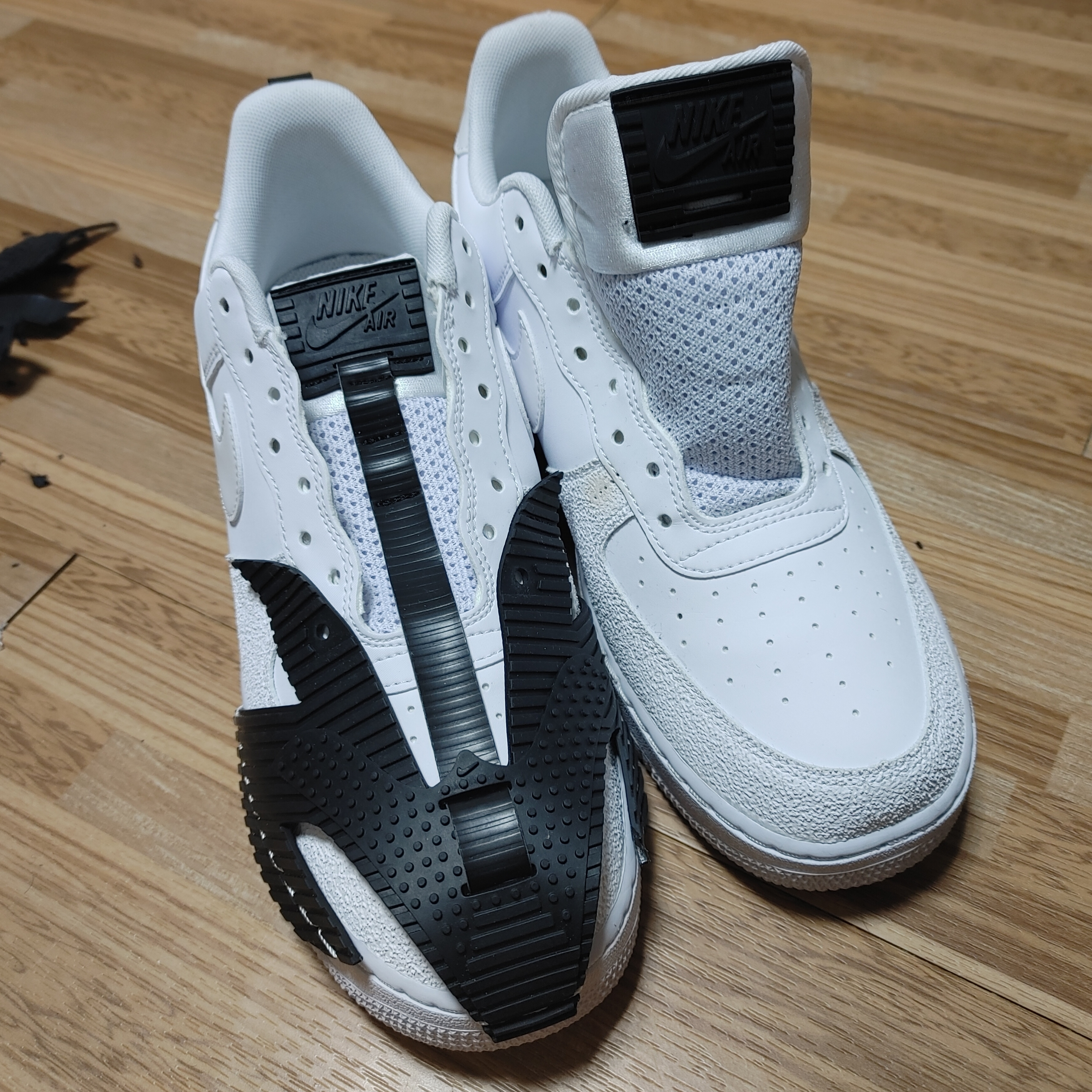 Nike Air Force 1 NDSTRKT White 착용 스타일 - 4