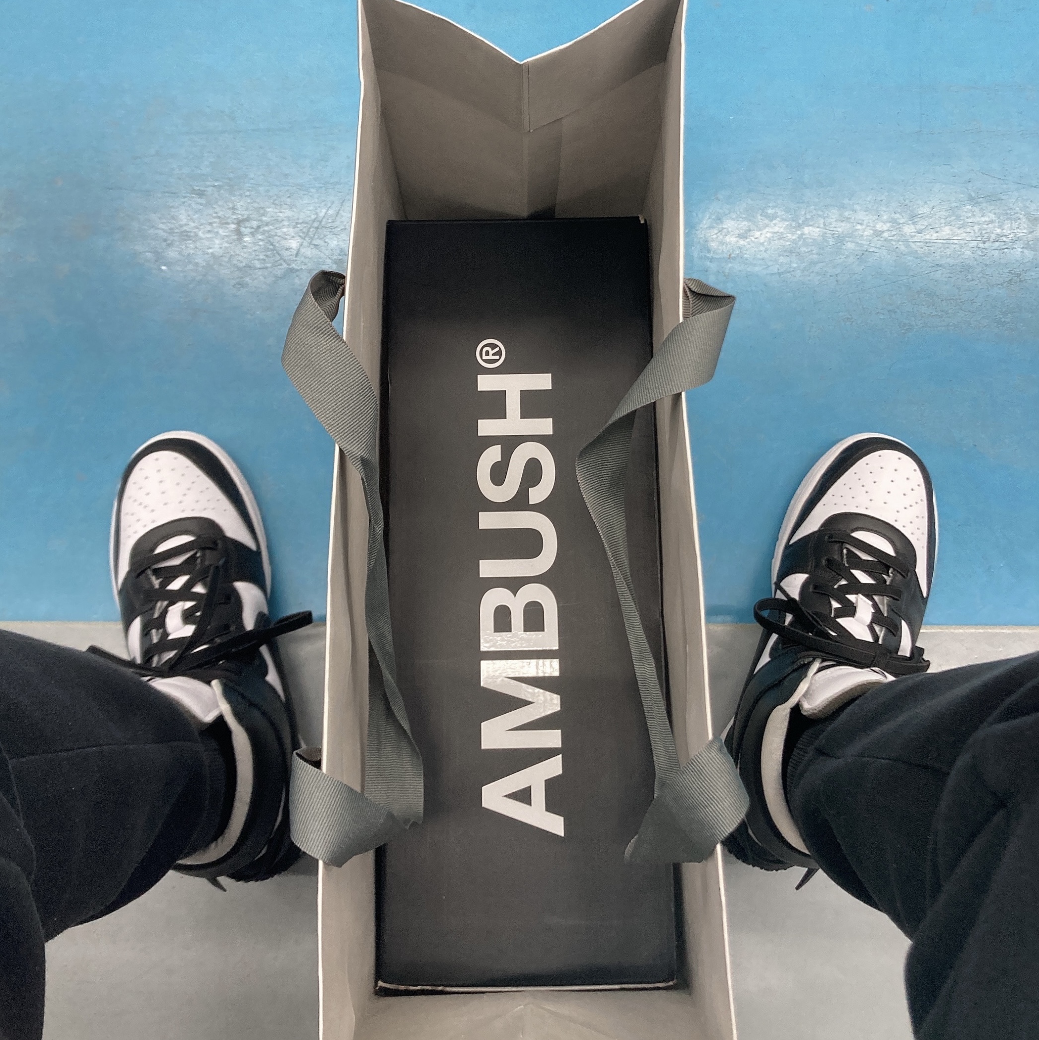 Nike x Ambush Dunk High Black 착용 스타일