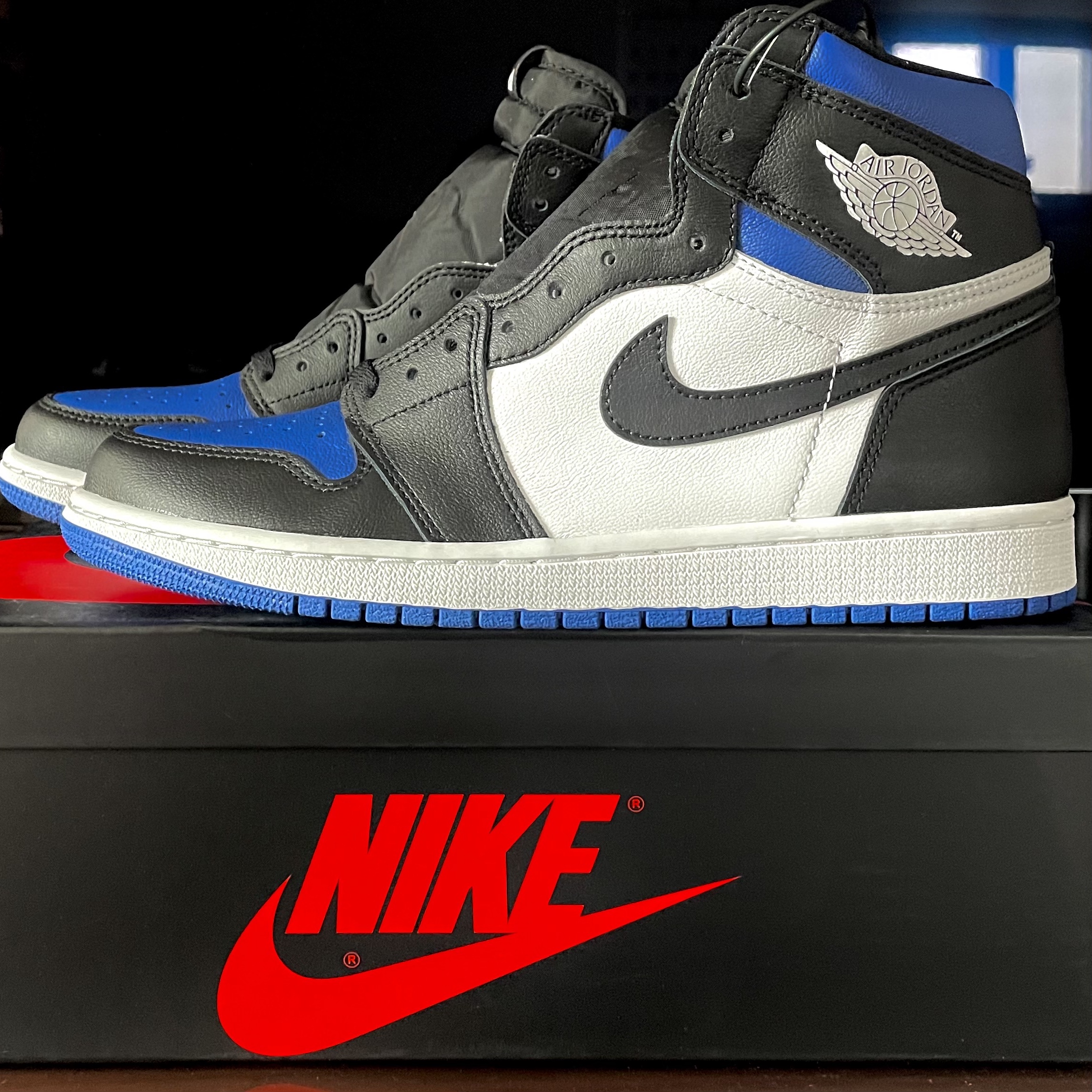 Jordan 1 Retro High OG Royal Toe 착용 스타일