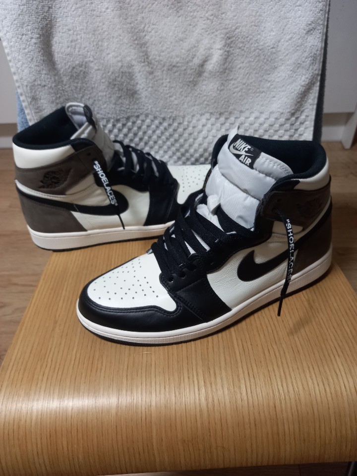 Jordan 1 Retro High OG Black Mocha 착용 스타일 - 2