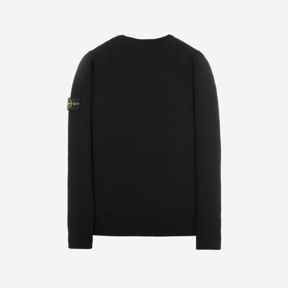 Stone Island 535A3 Lambswool Sweater Black - 21FW 상세 이미지 2