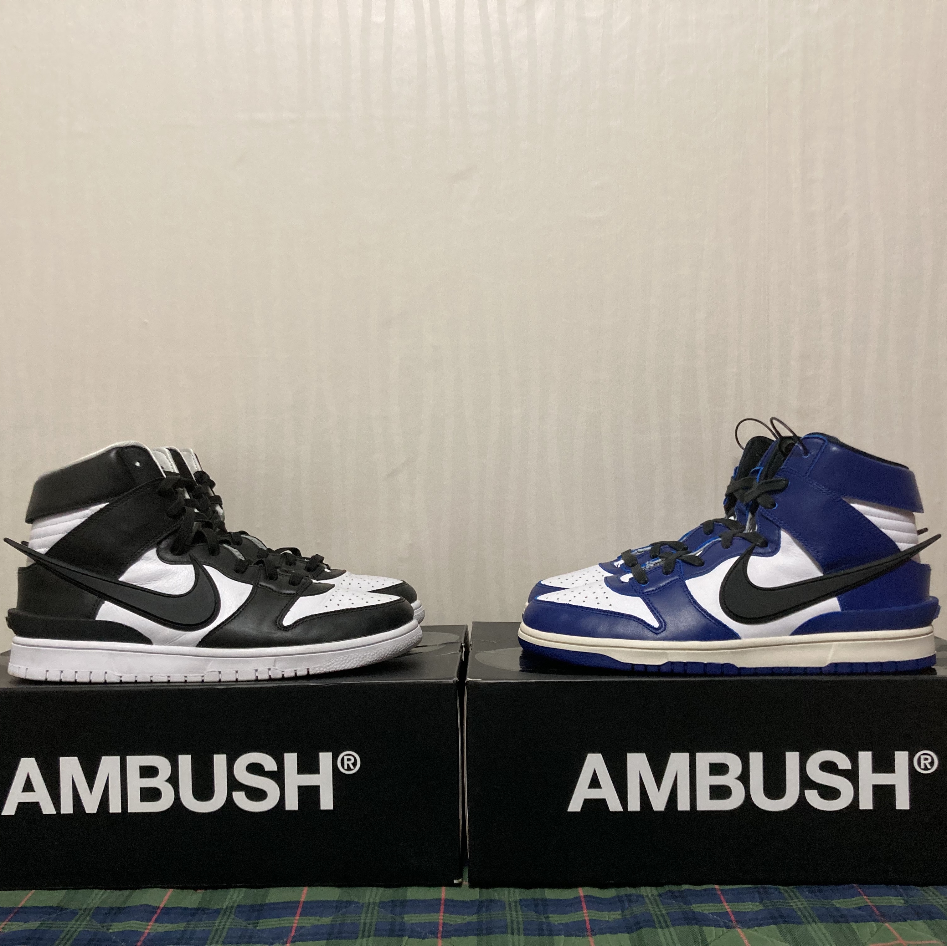 Nike x Ambush Dunk High Deep Royal Blue, Nike x Ambush Dunk High Black 착용 스타일