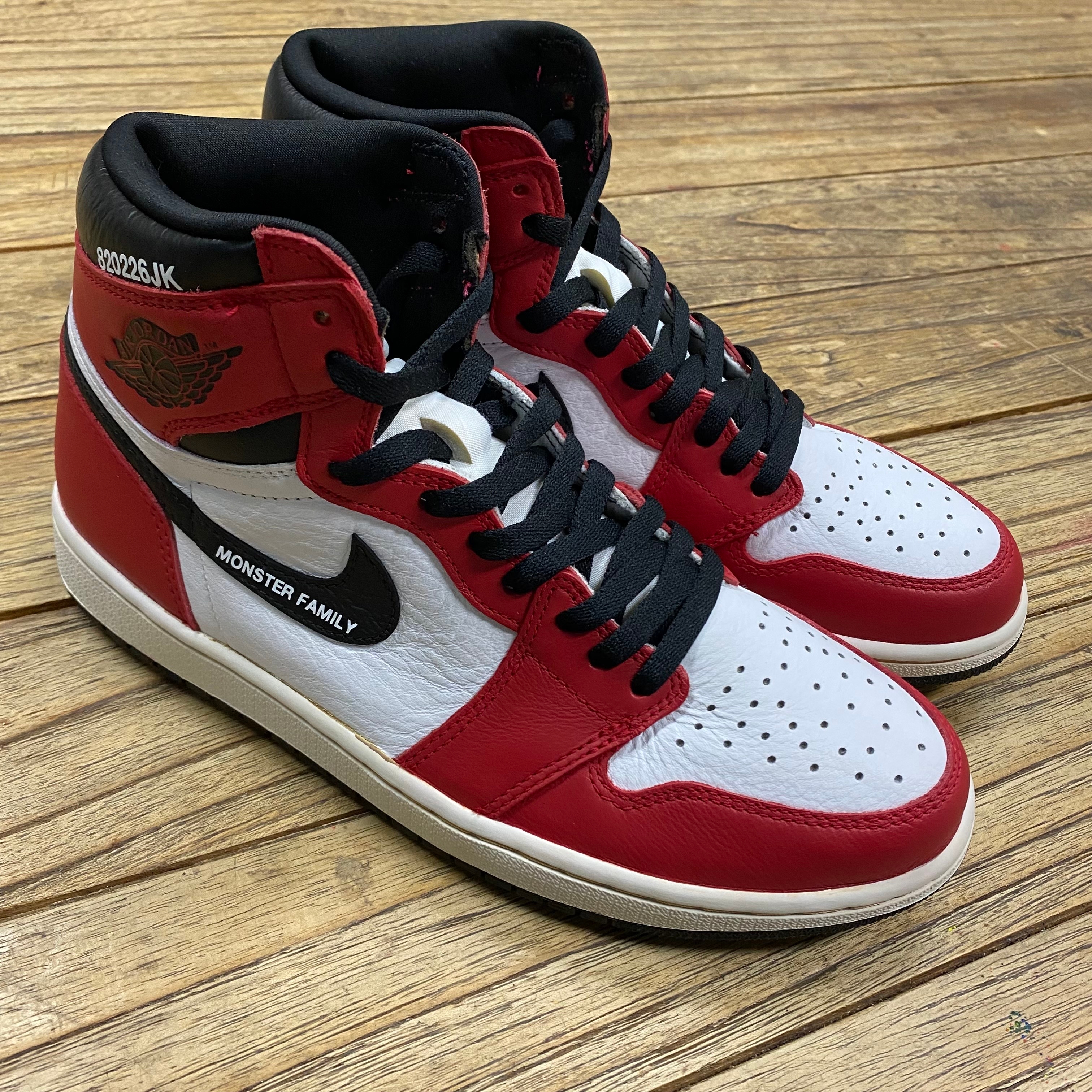 Jordan 1 Retro High OG Light Fusion Red 착용 스타일 - 3