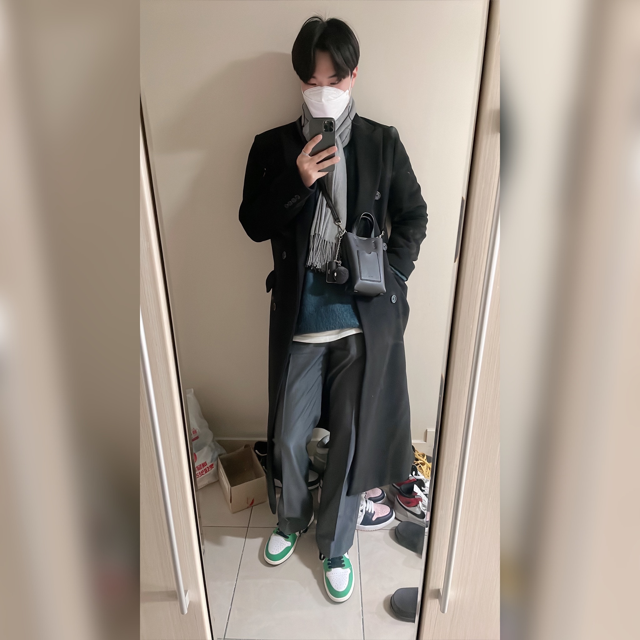 (W) Jordan 1 Retro High OG Lucky Green 착용 스타일