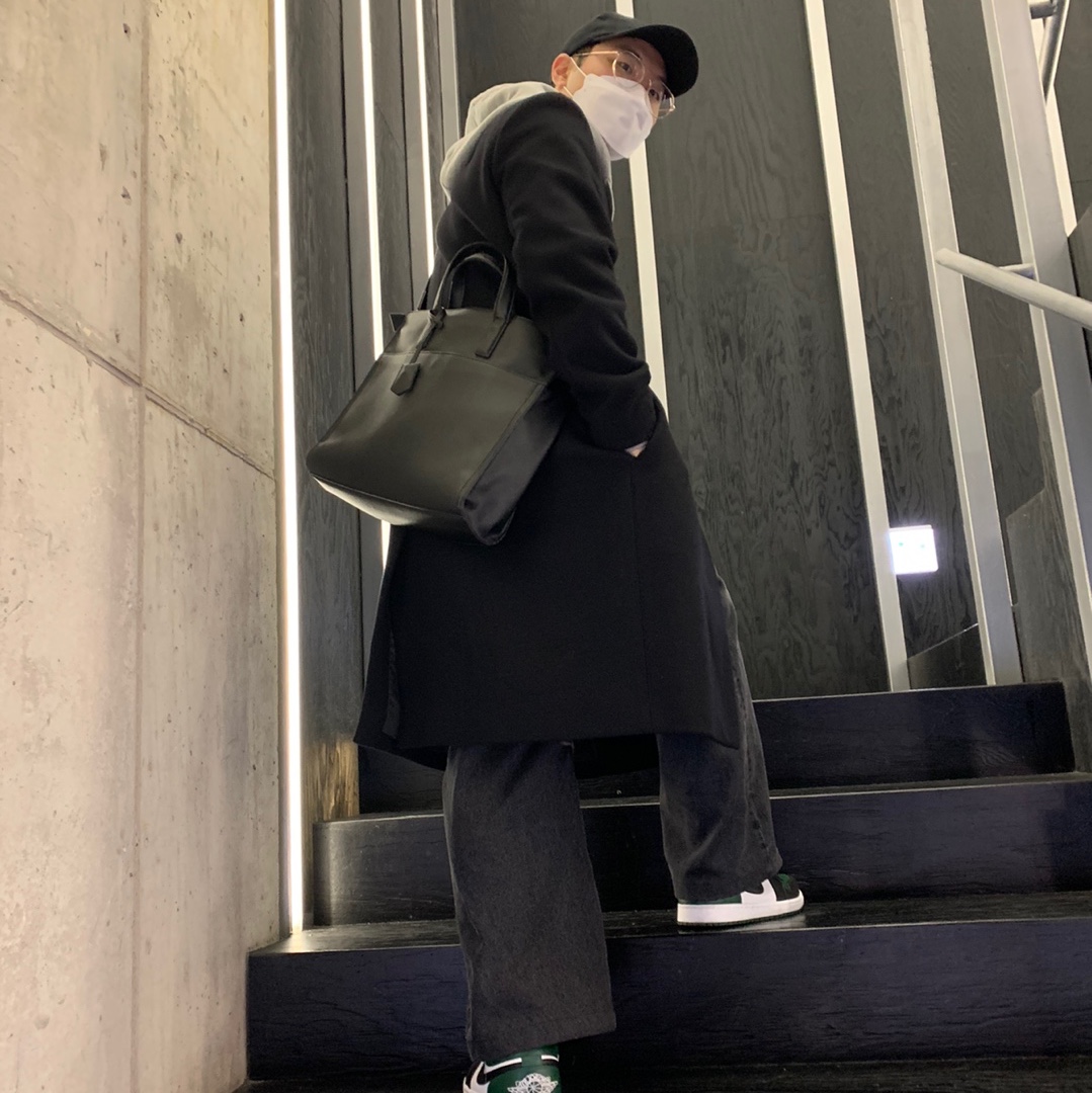Jordan 1 Low Green Toe 착용 스타일 - 2