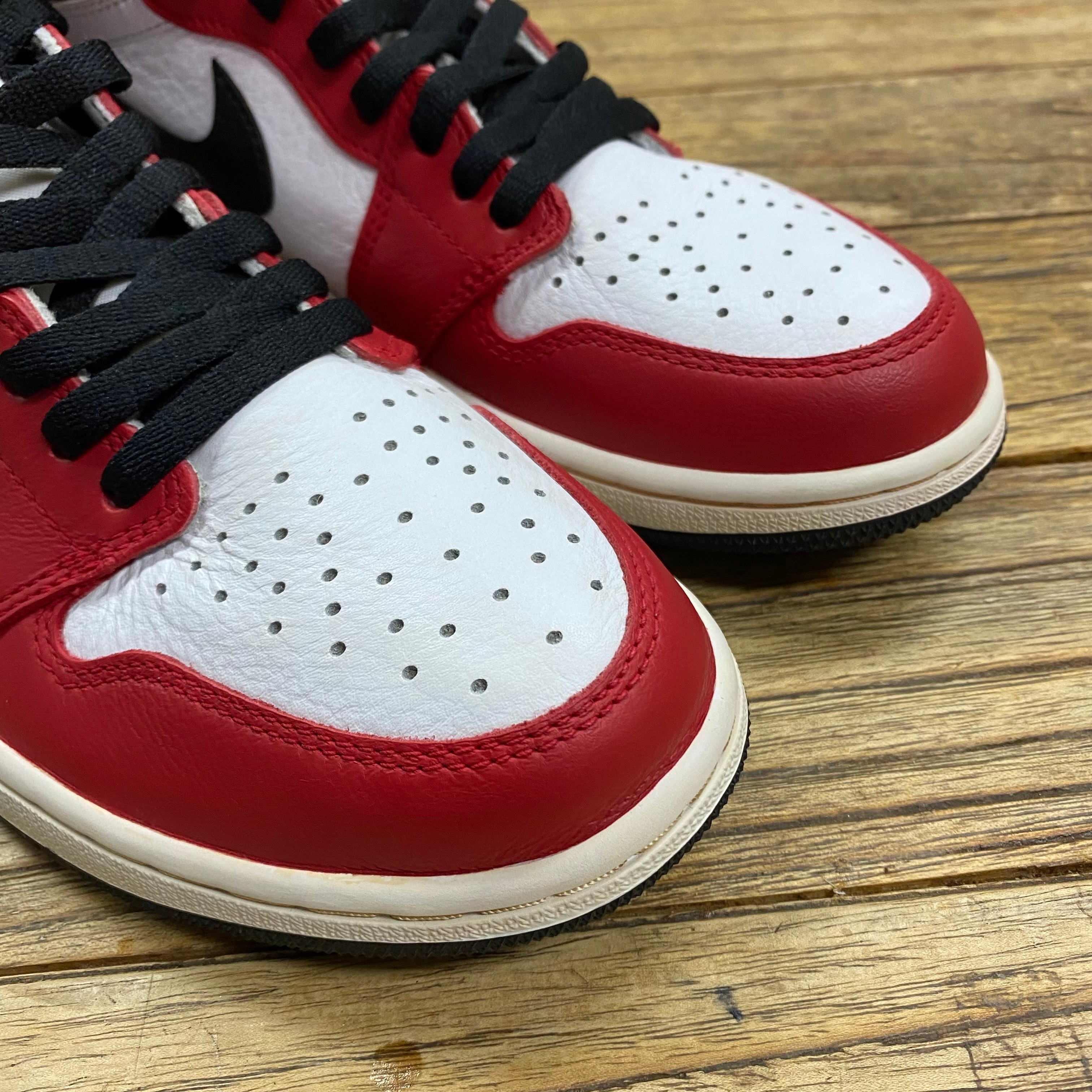 Jordan 1 Retro High OG Light Fusion Red 착용 스타일 - 4