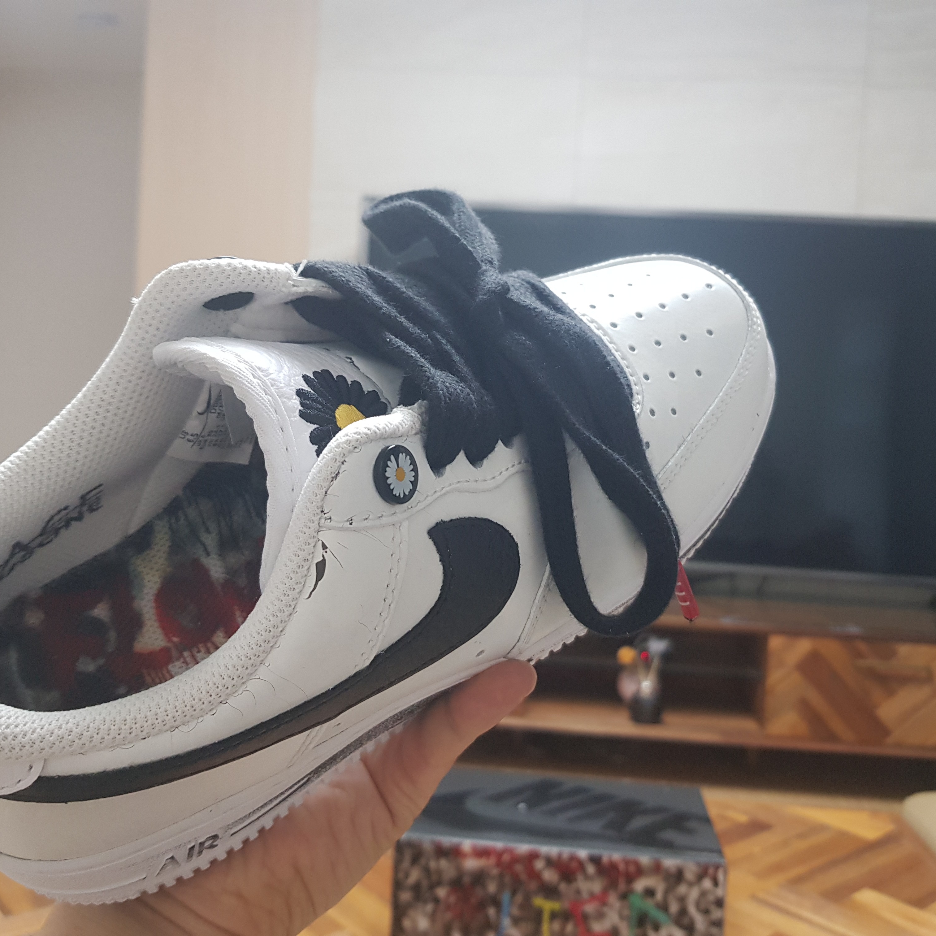 Nike x Peaceminusone Air Force 1 Low Para-Noise 2.0 착용 스타일 - 2
