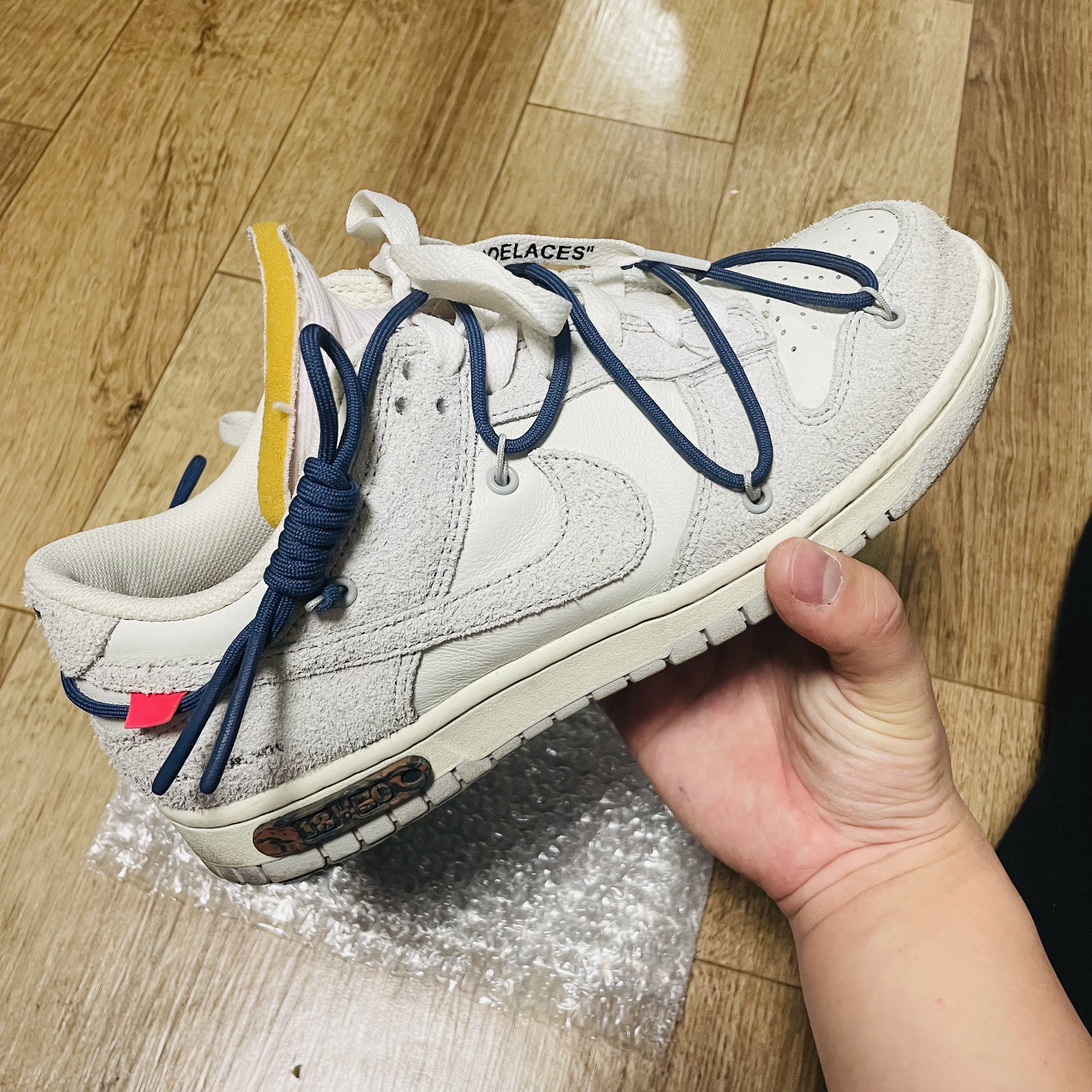 Nike x Off-White Dunk Low The 50 - Lot 18 착용 스타일 - 2