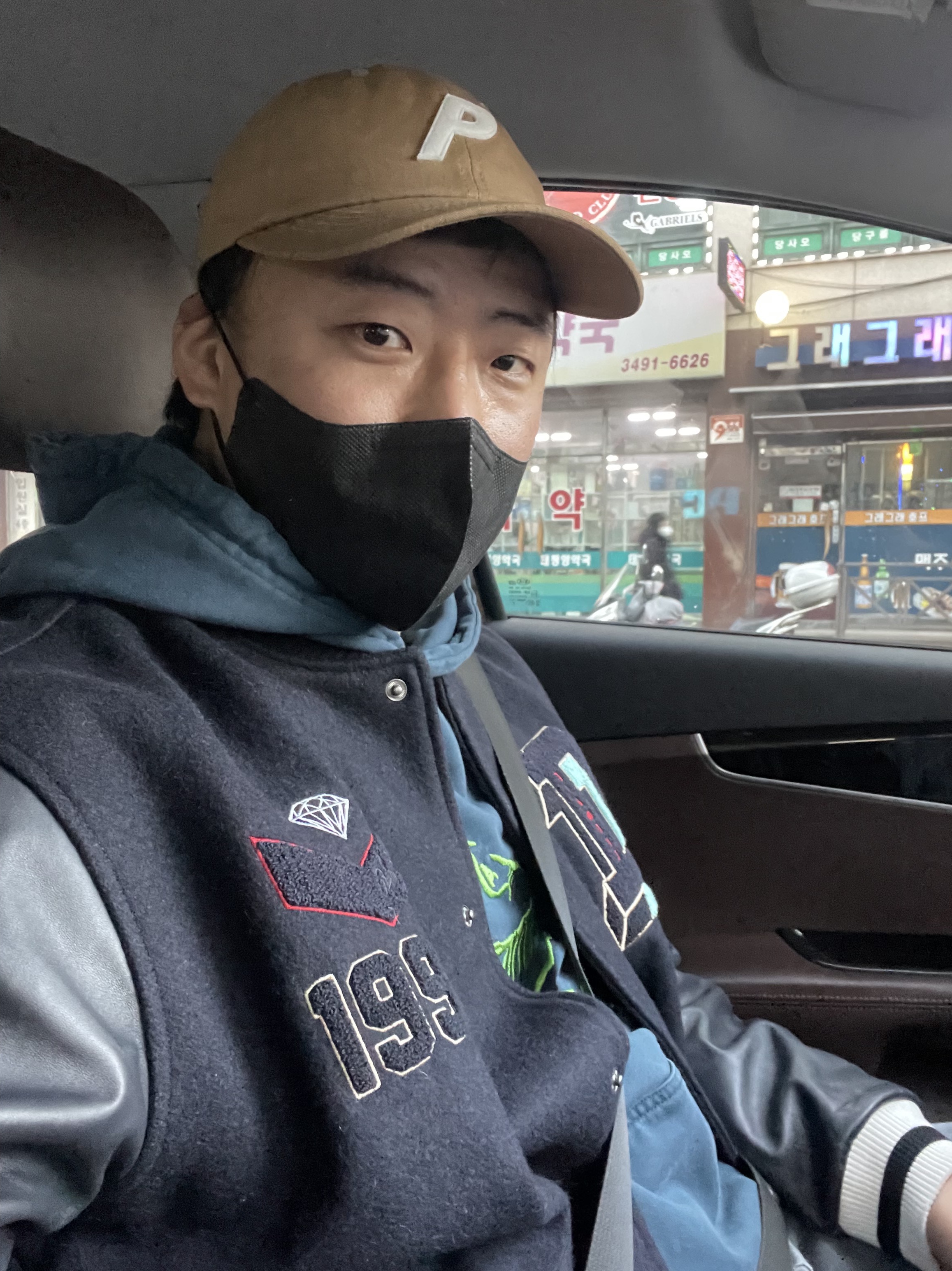 Palace Canvas P 6-Panel Burgundy - 21FW, Palace Canvas P 6-Panel Green - 21FW 착용 스타일