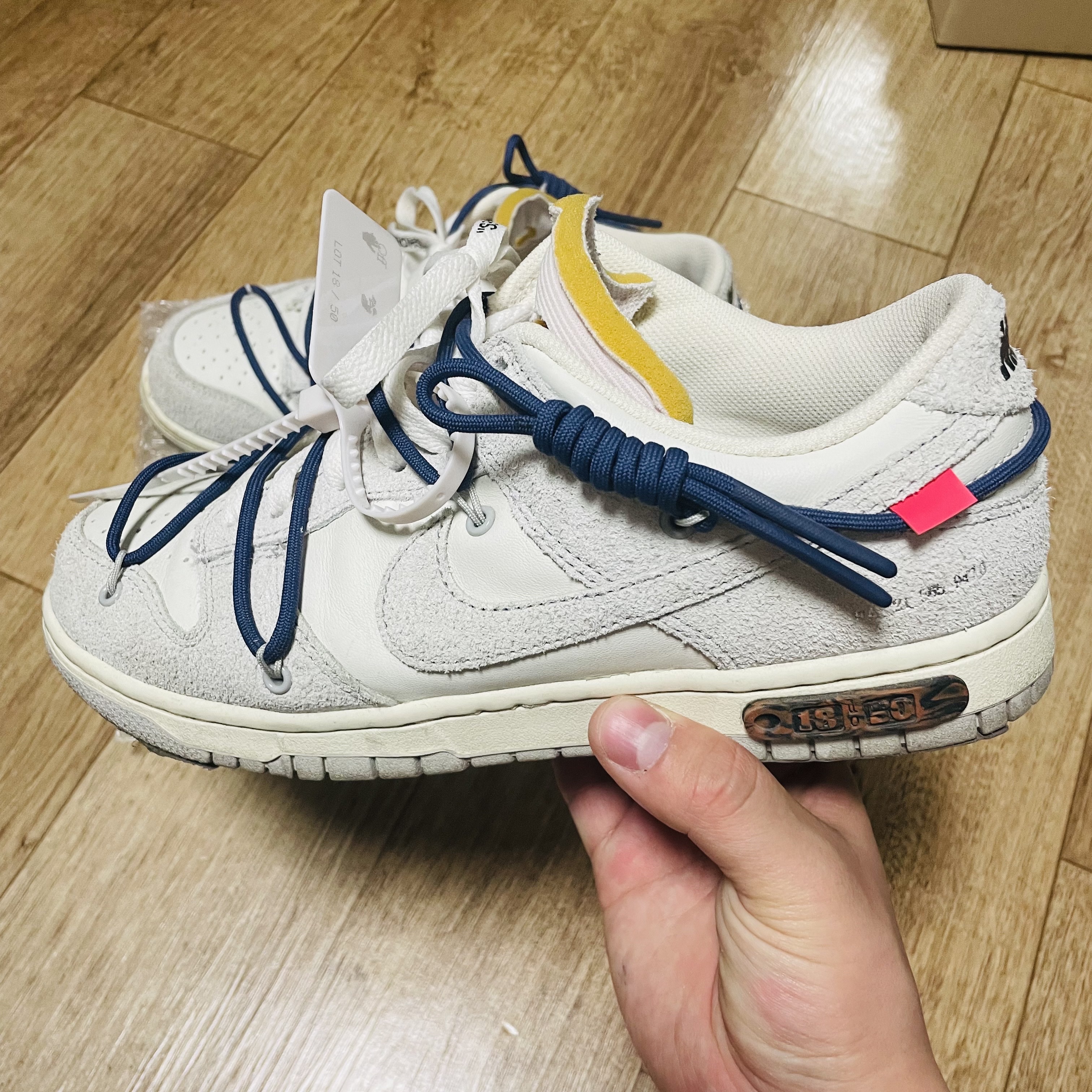 Nike x Off-White Dunk Low The 50 - Lot 18 착용 스타일 - 1
