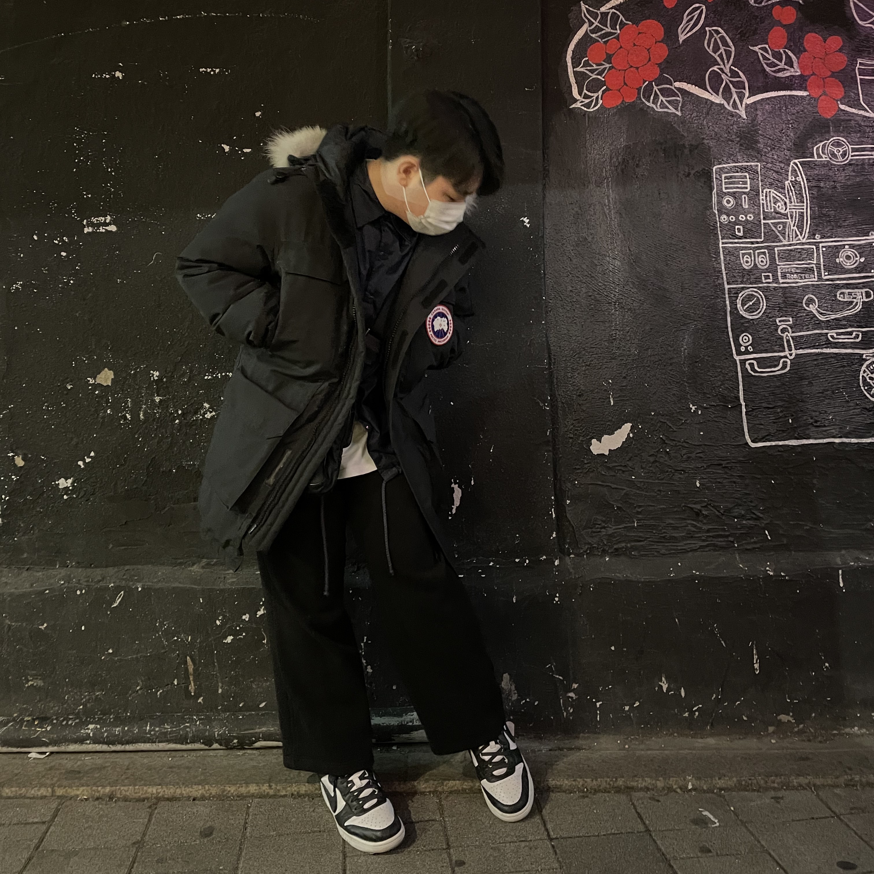 Nike x Ambush Dunk High Black 착용 스타일 - 2
