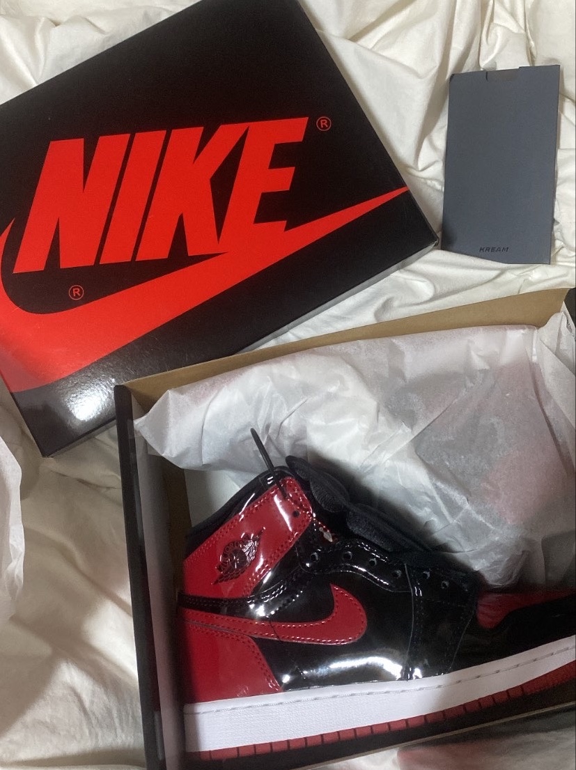 (GS) Jordan 1 Retro High OG Patent Bred, Jordan 1 Retro High OG Patent Bred 착용 스타일