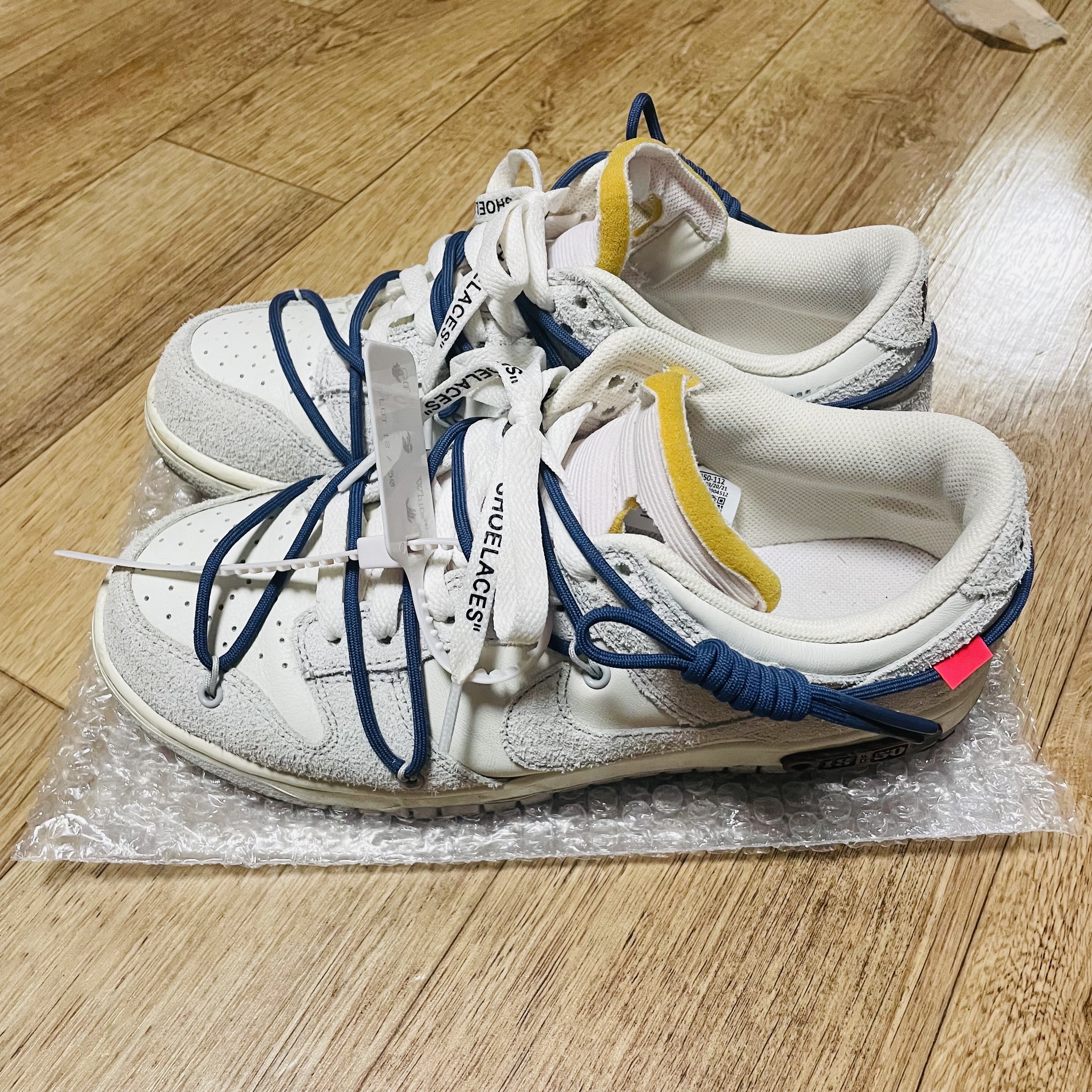 Nike x Off-White Dunk Low The 50 - Lot 18 착용 스타일 - 3