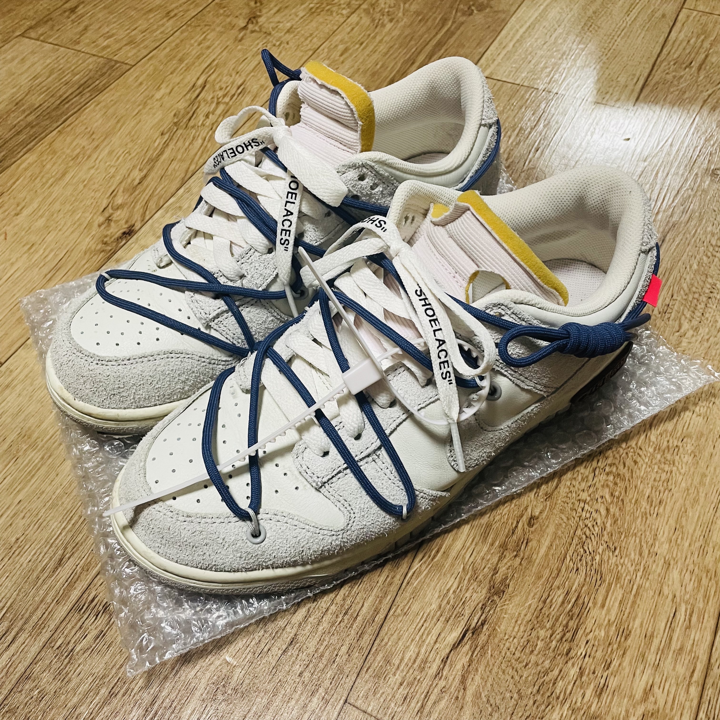 Nike x Off-White Dunk Low The 50 - Lot 18 착용 스타일 - 4