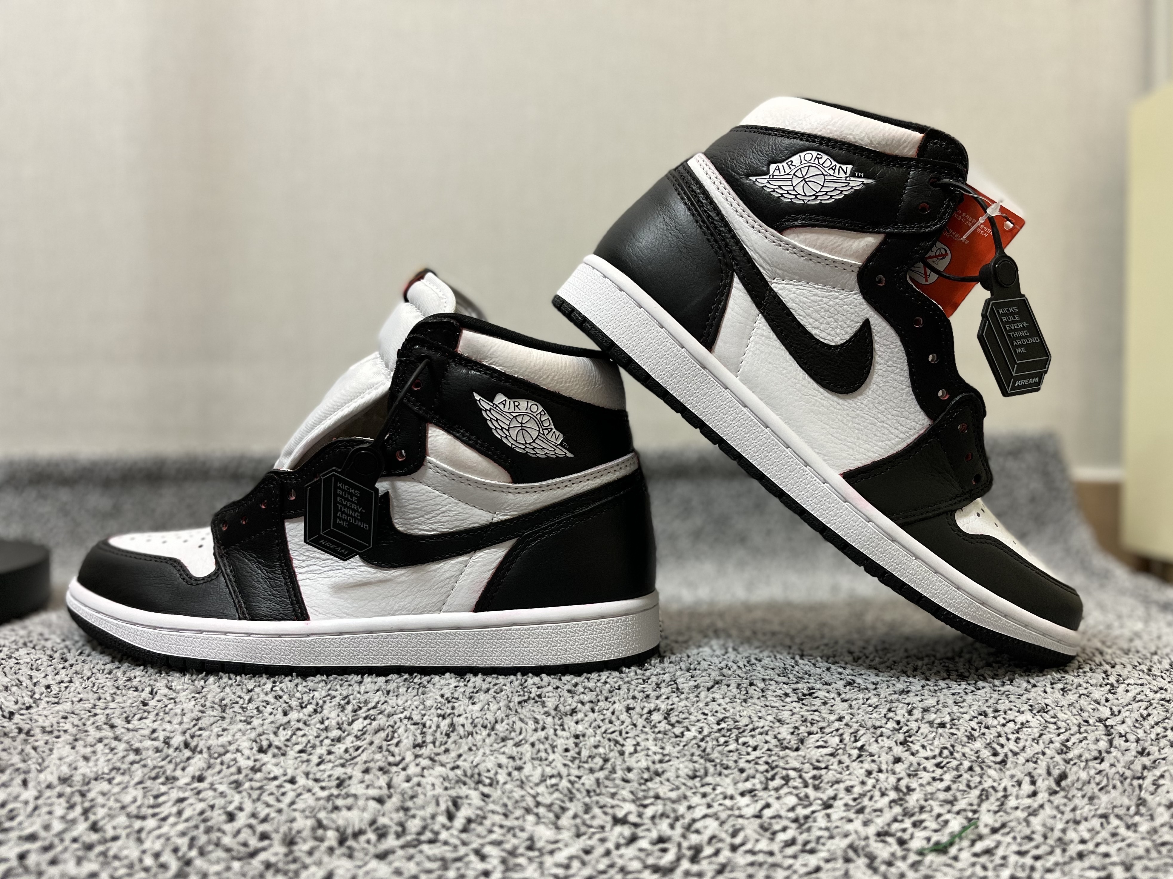 Jordan 1 Retro High OG Light Fusion Red 착용 스타일 - 1