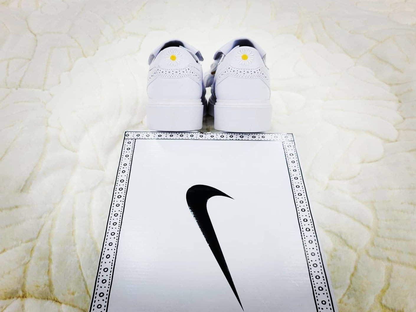 Nike x Peaceminusone Kwondo1 White 착용 스타일 - 5