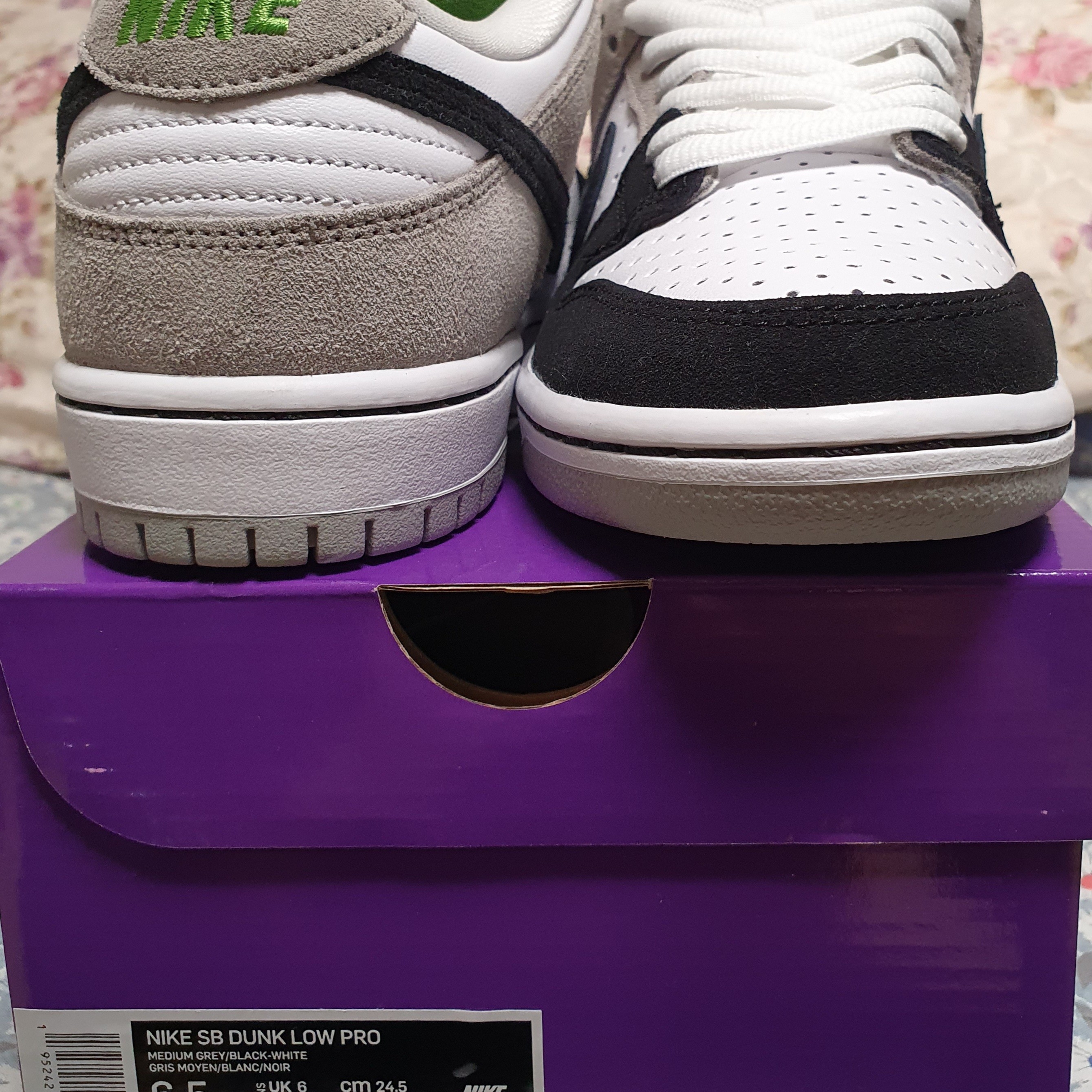 Nike SB Dunk Low Pro Chlorophyll 착용 스타일 - 3